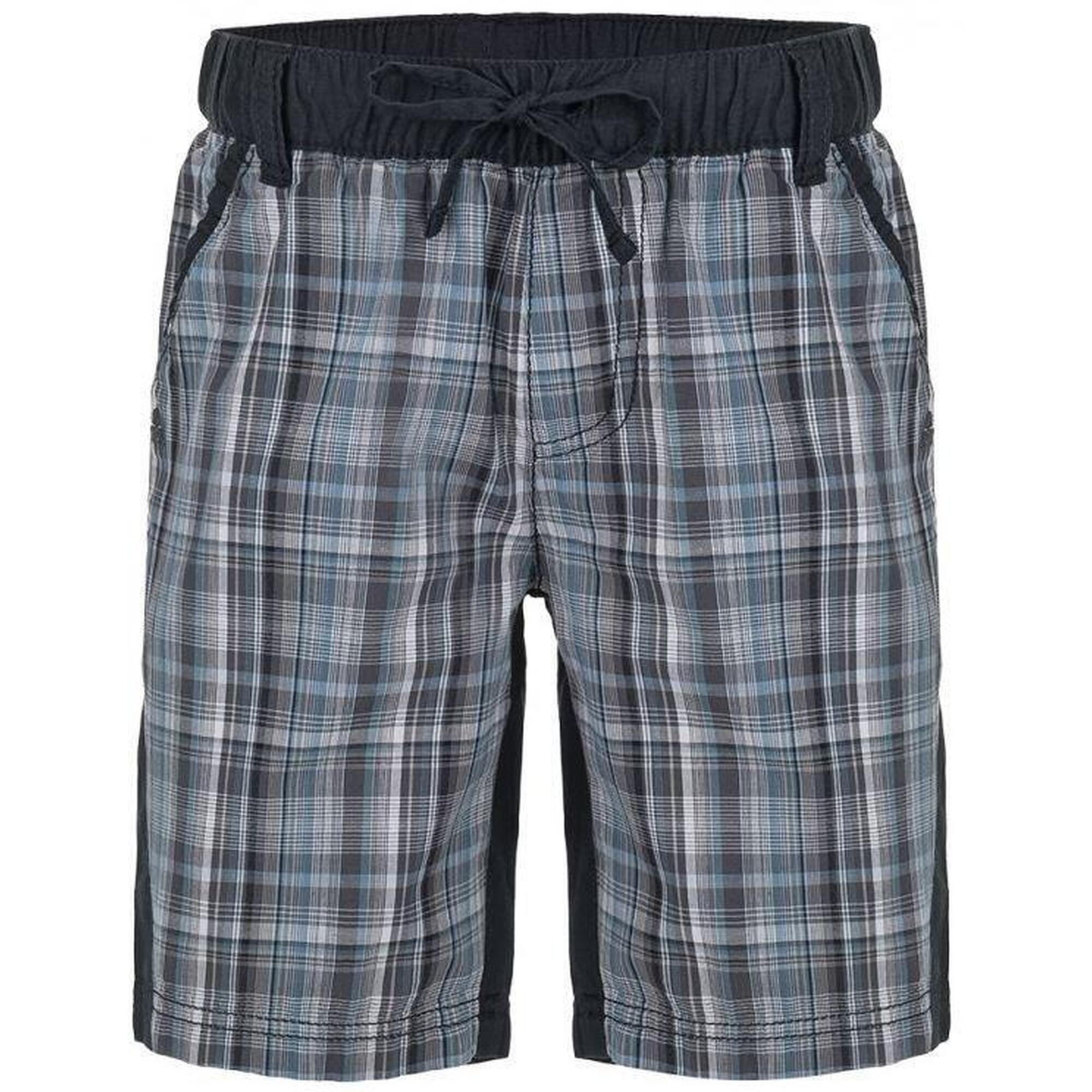 Szorty chłopięce Glemo 100% bawełna, przód w kratę, rozmiar 152