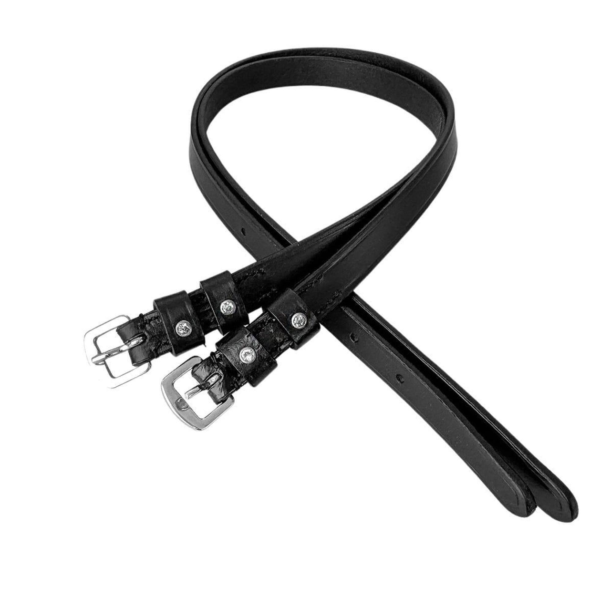 Paski do ostróg skórzane JD ATTACK Classy