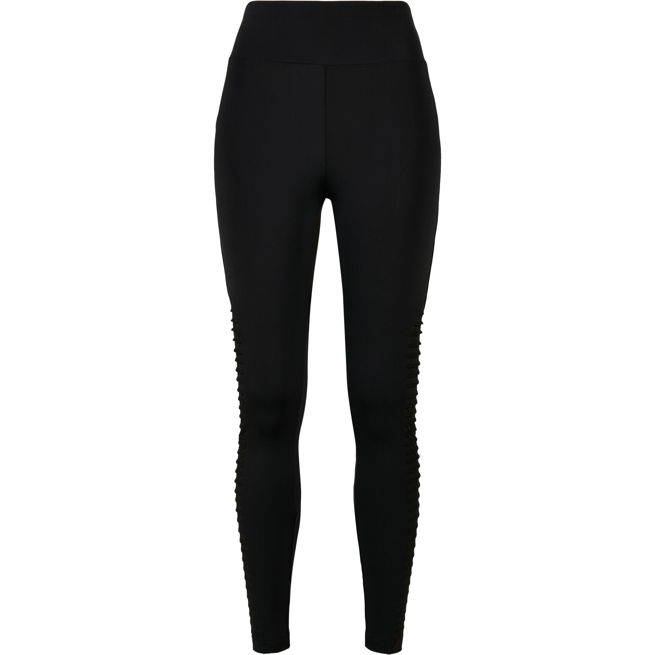 Damskie legginsy z wysoką talią Urban Classics biker tech mesh