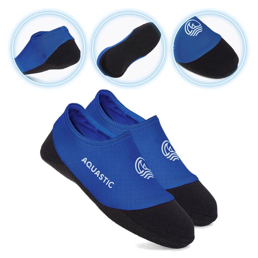 Skarpety basenowe dziecięce AQUASTIC Seavie Anti-Slip
