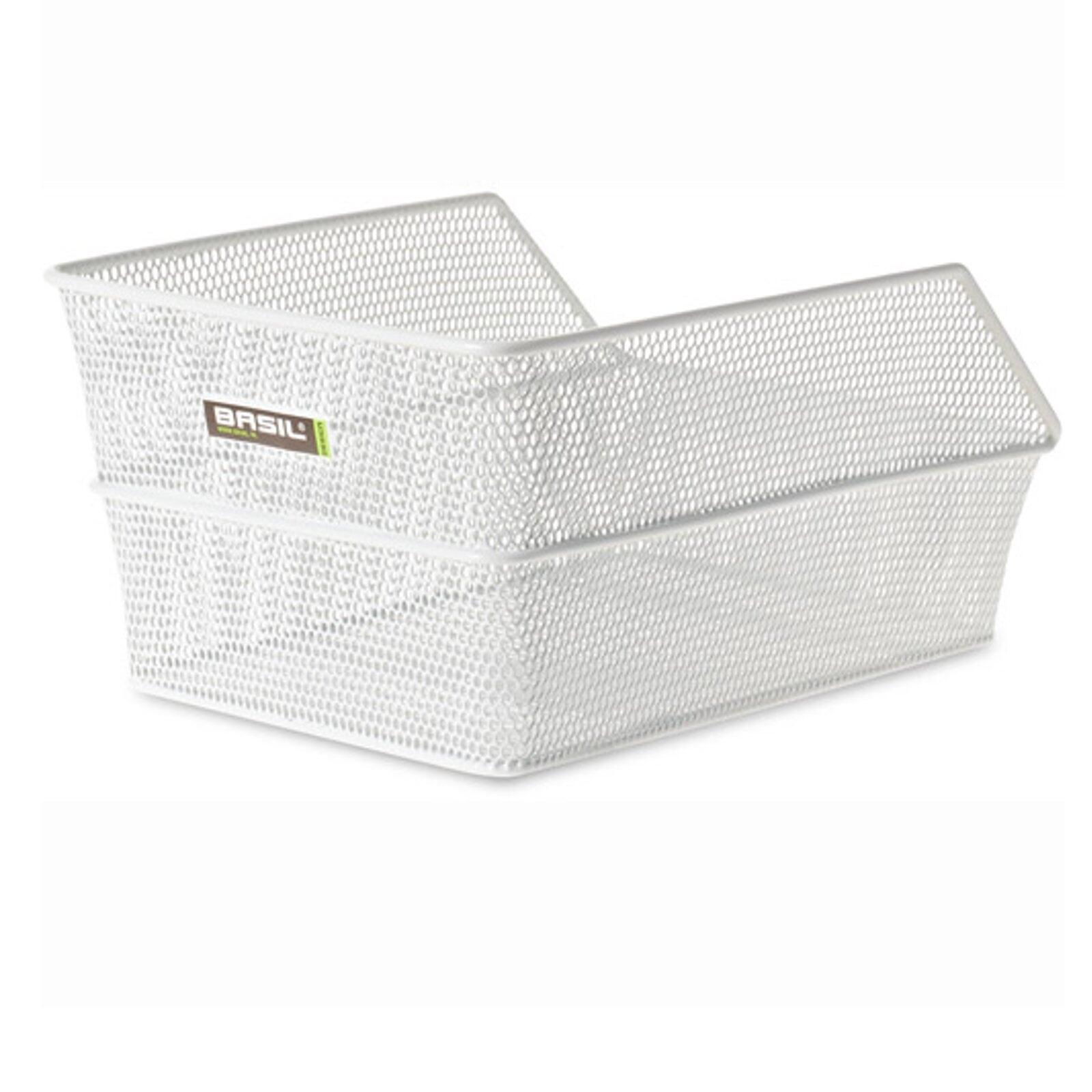 Kosz Rowerowy Cento S 36 X 26 X 18 Cm - Biały