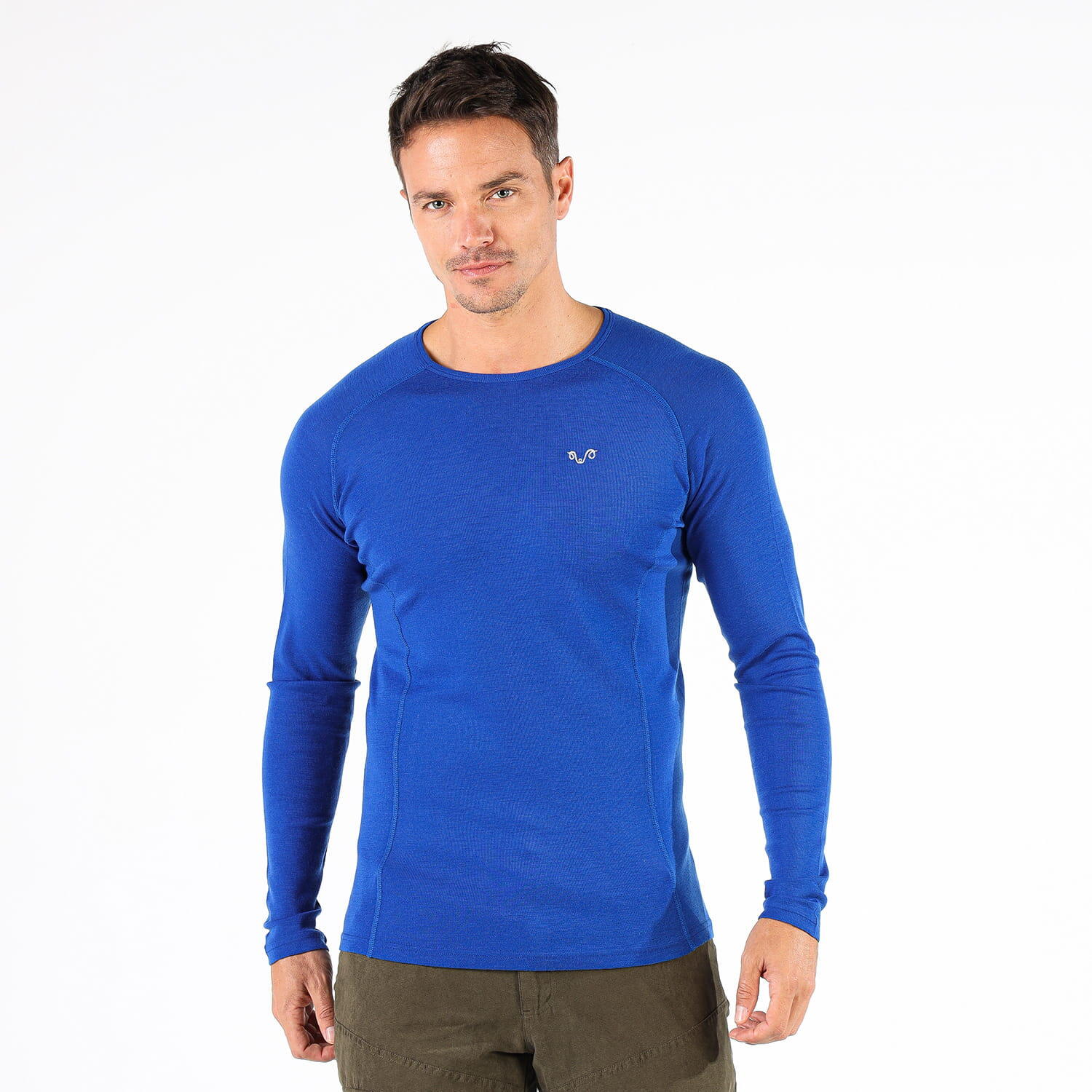 Koszulka termoaktywna męska Woolona Remus z długim rękawem 100% Merino