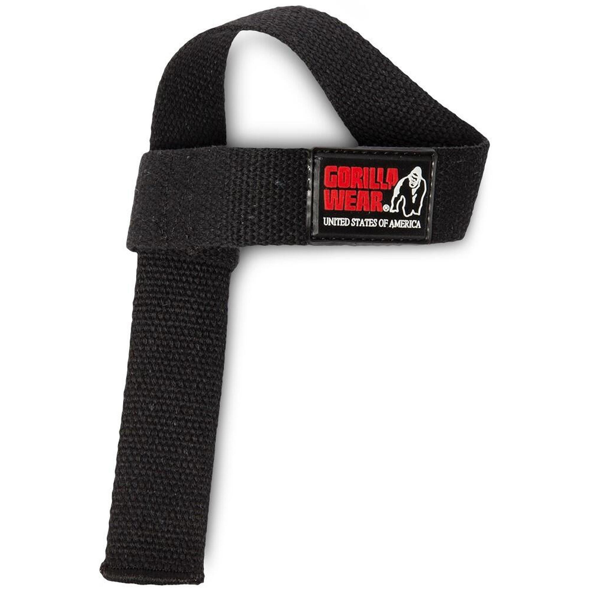 Non-Padded Lifting Straps - Czarny