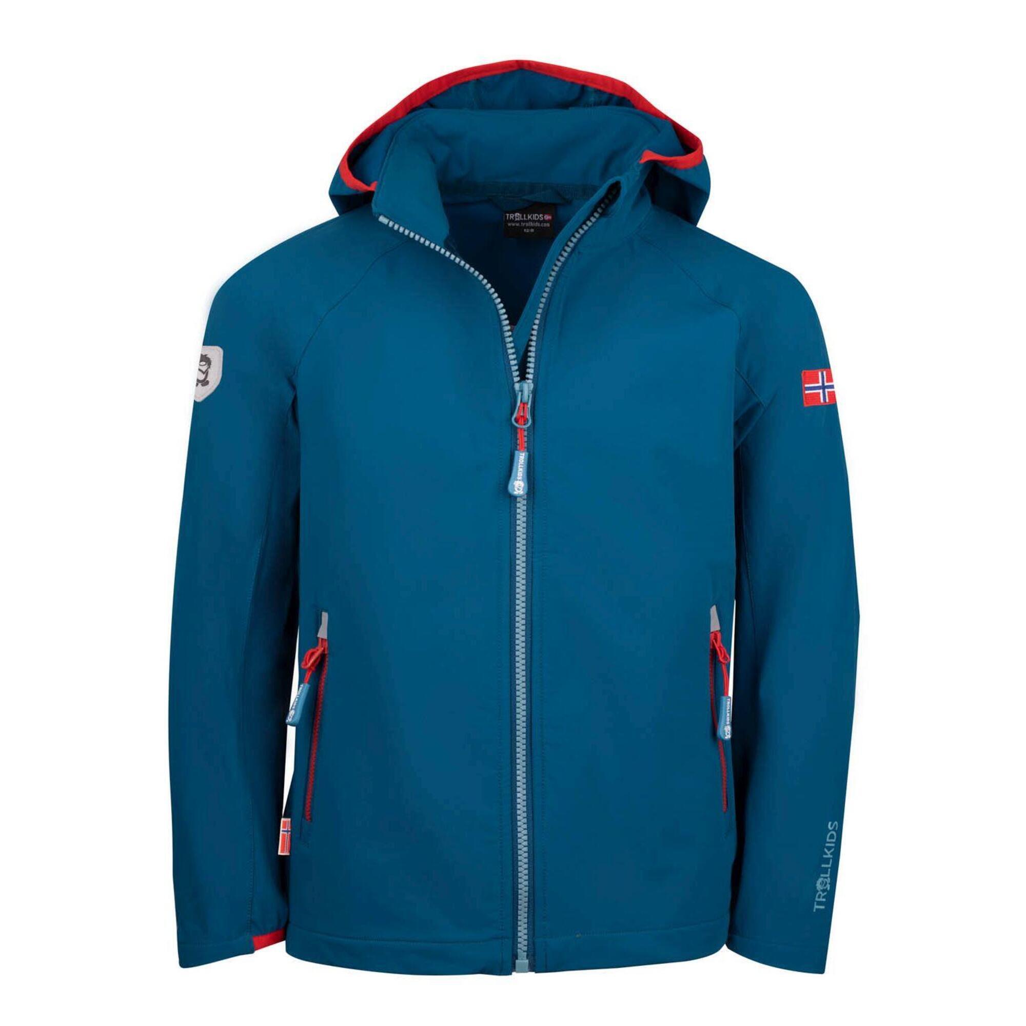 Kurtka Trollkids Lekka Softshell Kolor Petrol