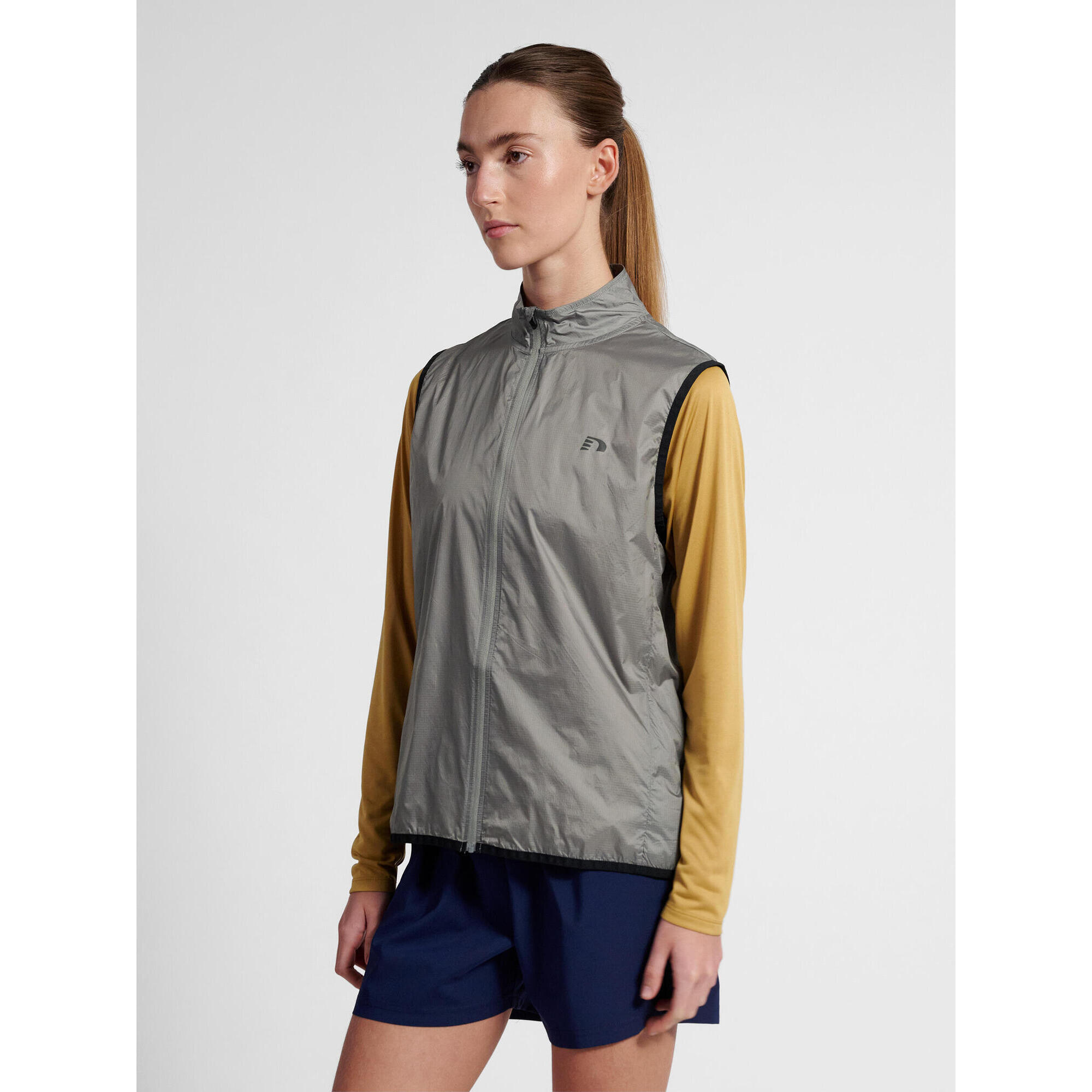 Kobieta wodoodporna kamizelka składana bez rękawów Newline