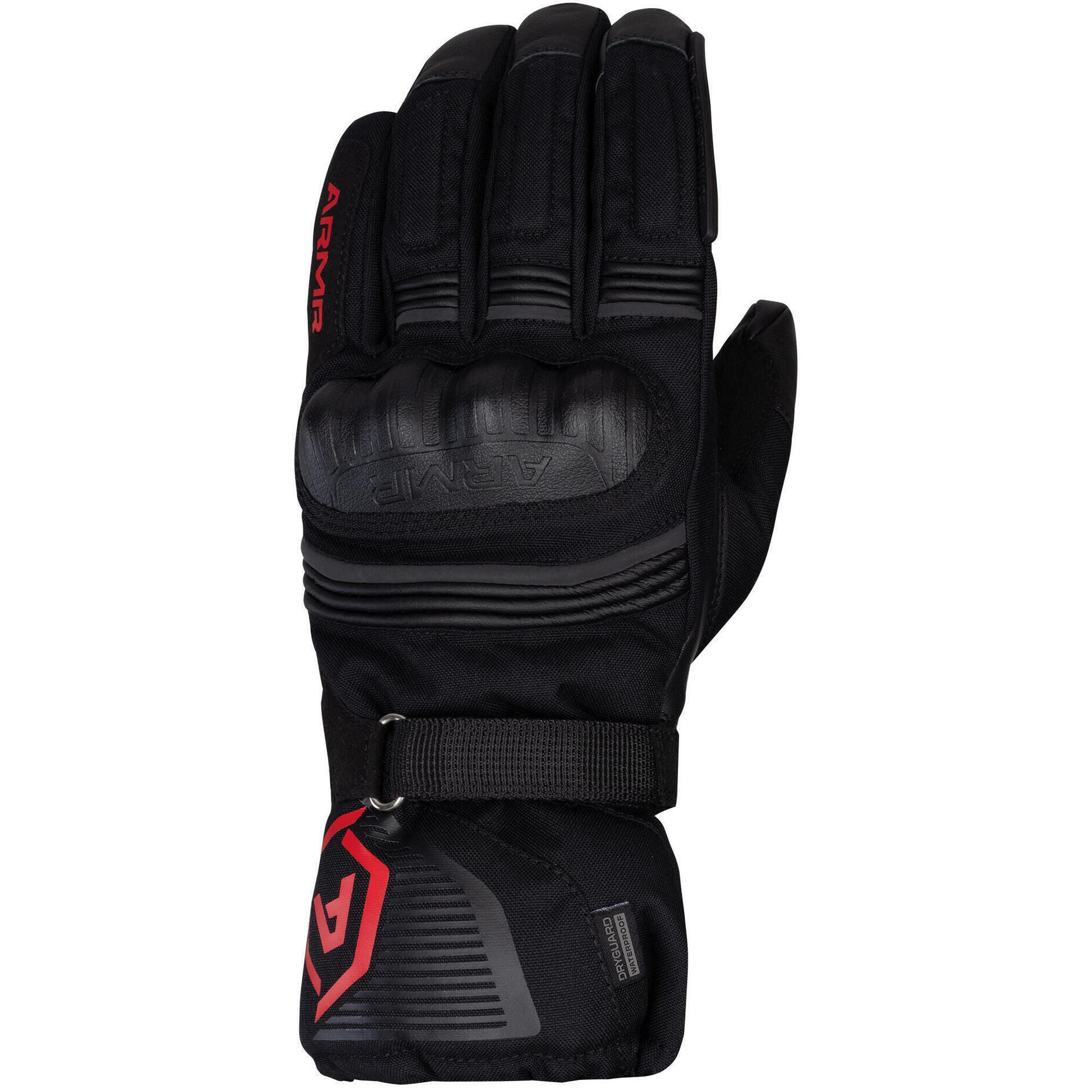 Rękawice rowerowe Armr Glove Kumaji 3.0 czarno-czerwone rozmiar 7