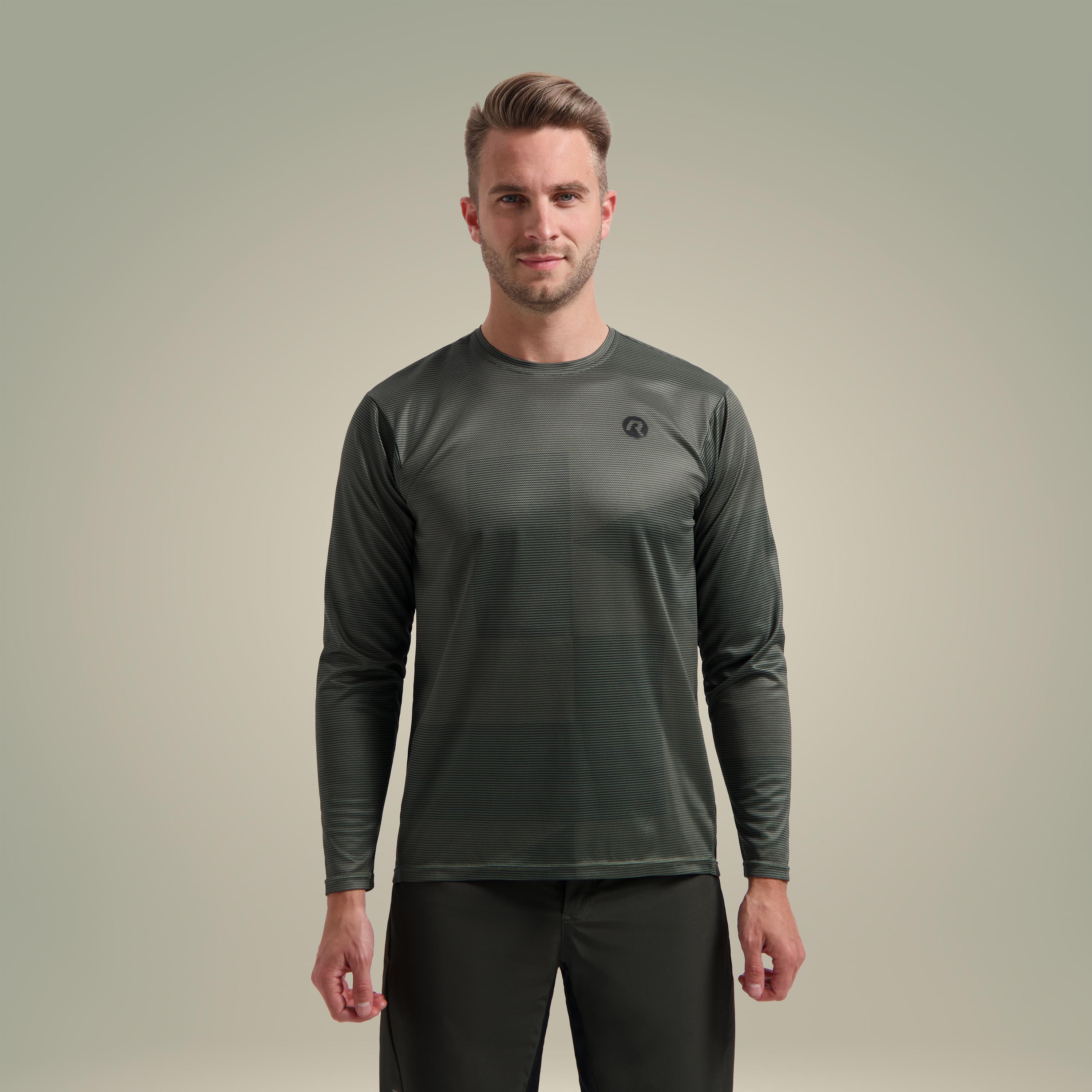 Koszulka rowerowa męska MTB Rogelli Advntr Core z długim rękawem