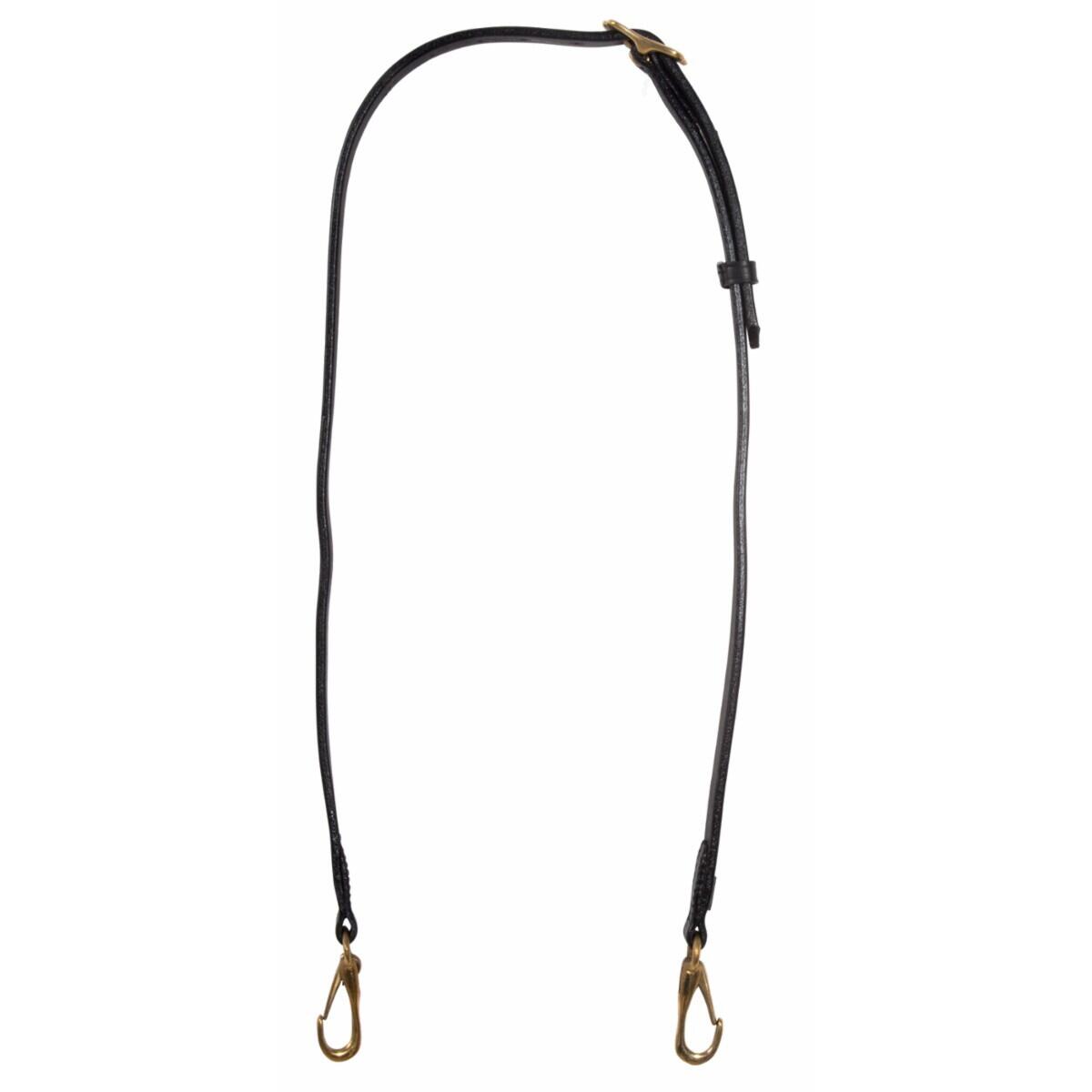 Skórzany nagłówek dla konia z karabińczykami Karlslund