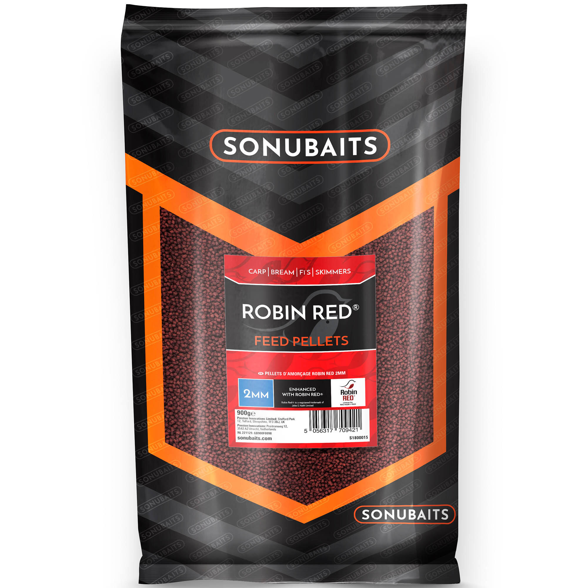 Pellet Zanętowy Sonubaits Feed - Robin Red 2Mm 900G
