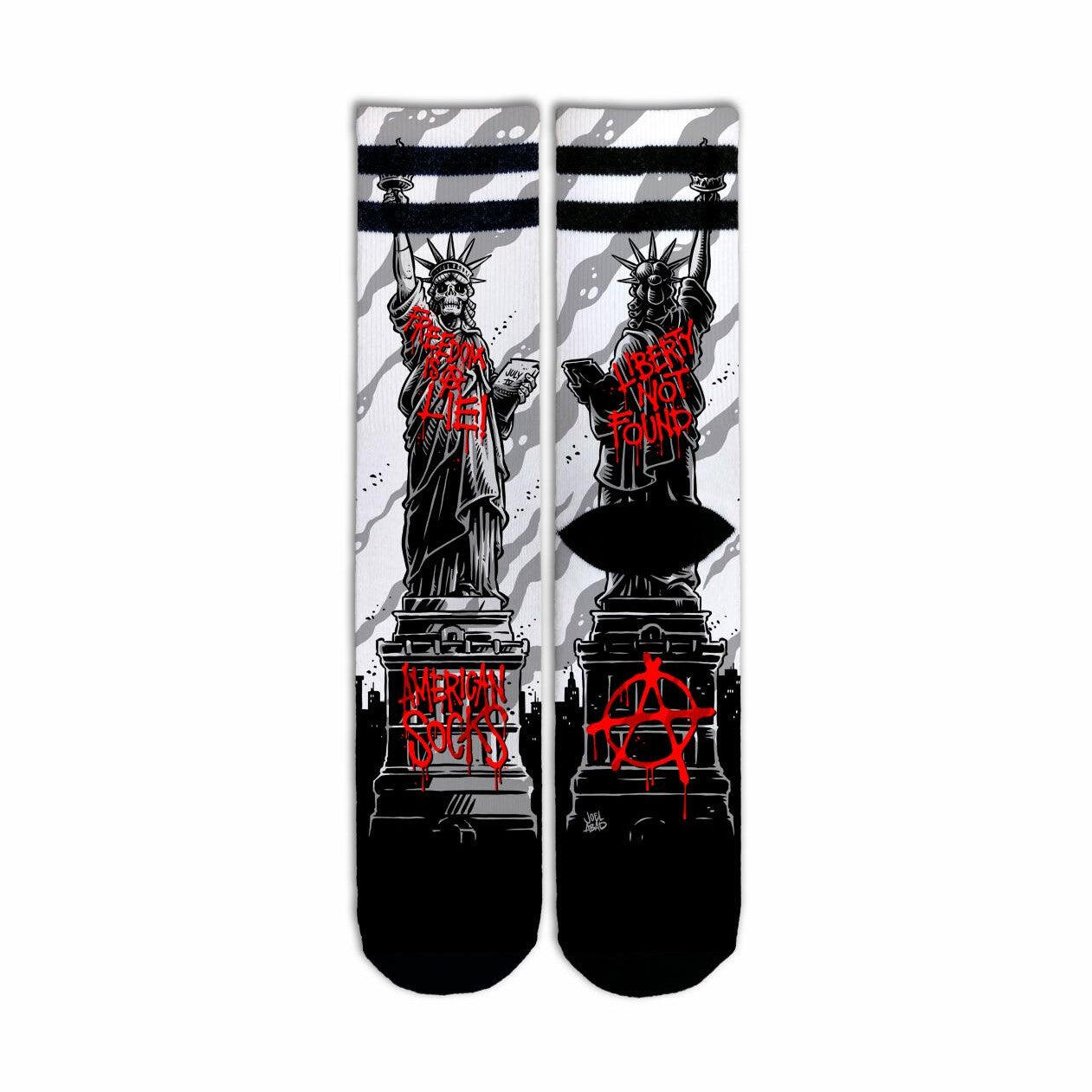 Skarpety Calze American Skarpety Wolność to Kłamstwo