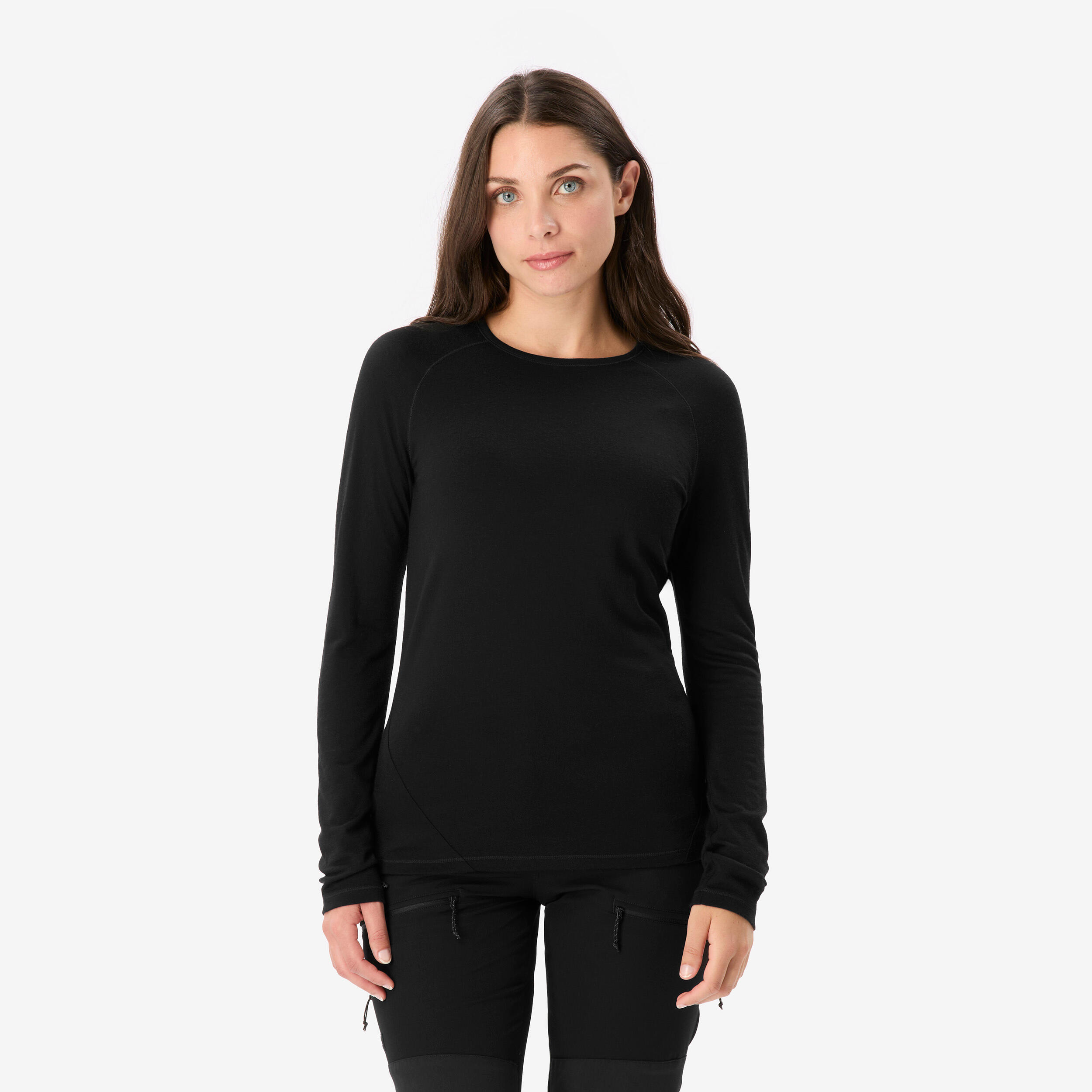 Koszulka trekkingowa damska z długim rękawem Simond Merino