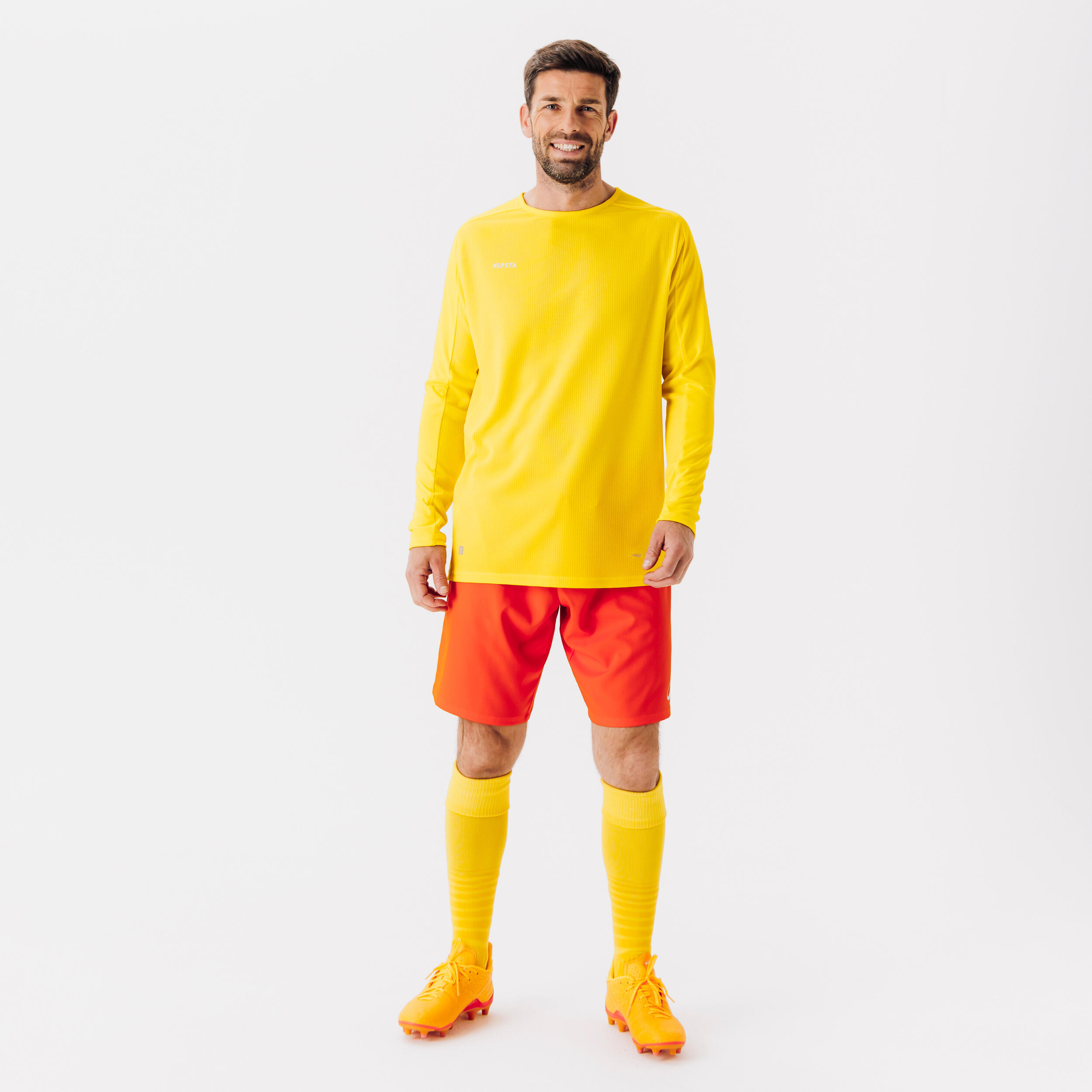 Koszulka do piłki nożnej z długim rękawem Kipsta Viralto Club