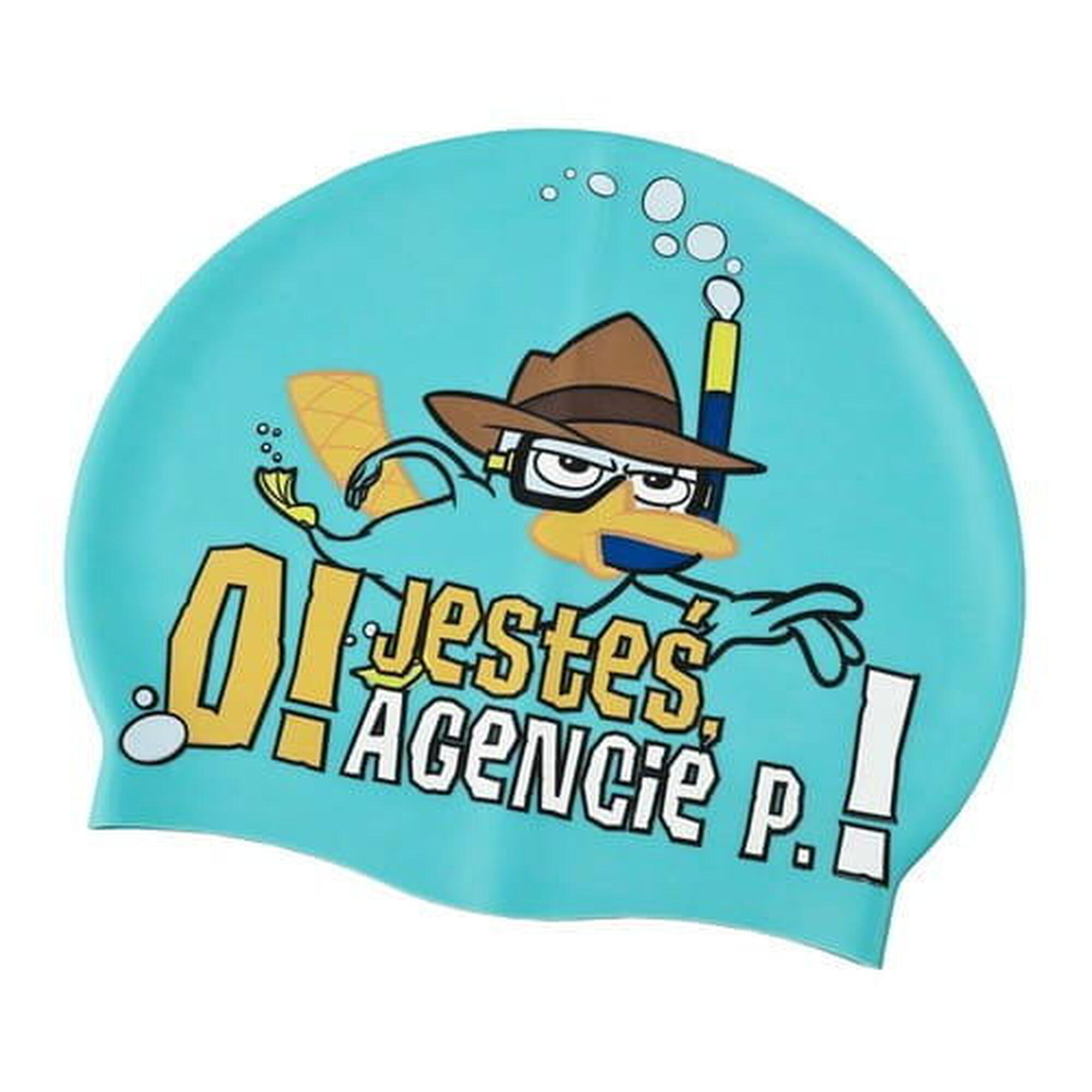 Czepek pływacki na basen uniwersalny Disney Fineasz i Ferb