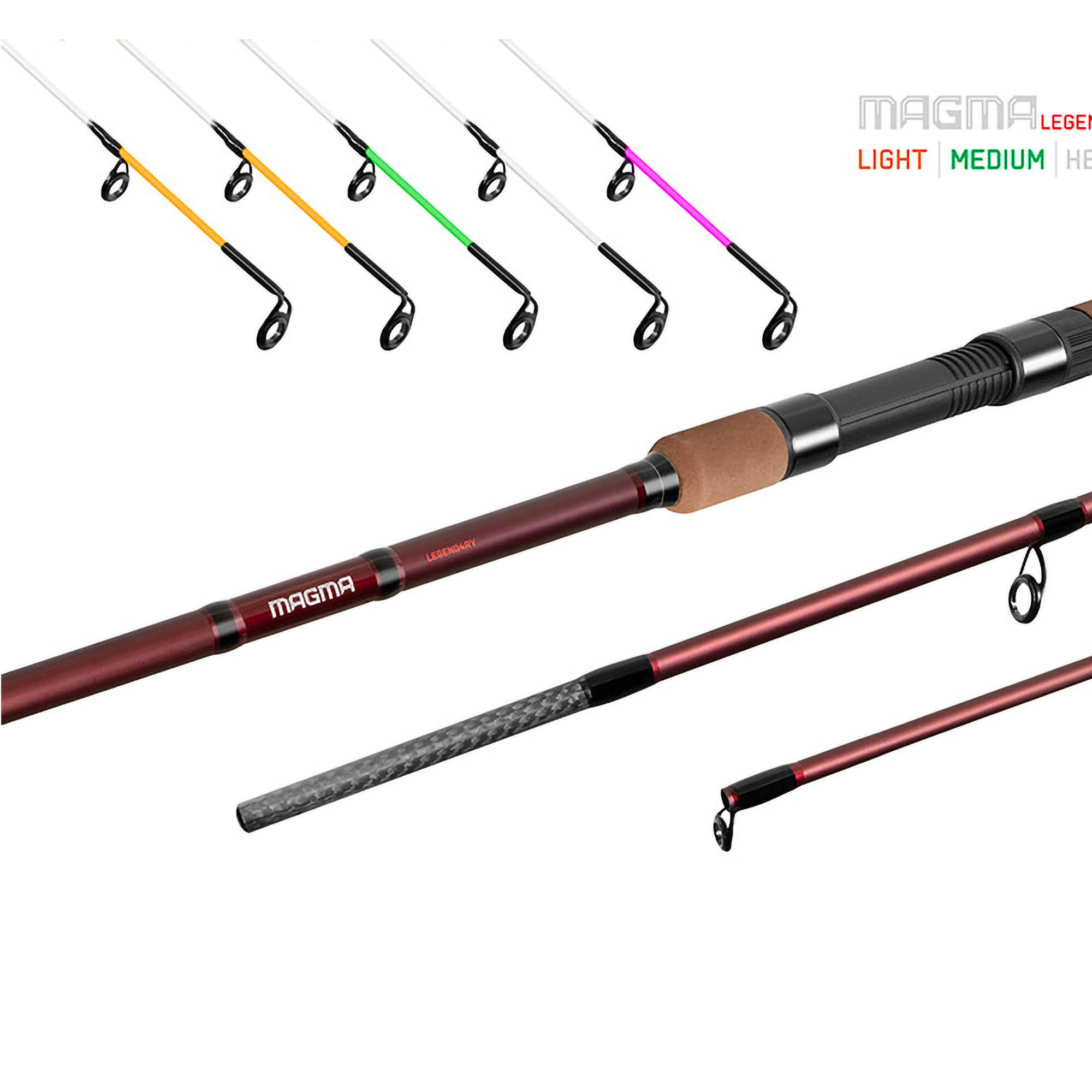 Wędka Method Feeder Delphin Magma Legend4Ry Light 3 Składy 330Cm/90G