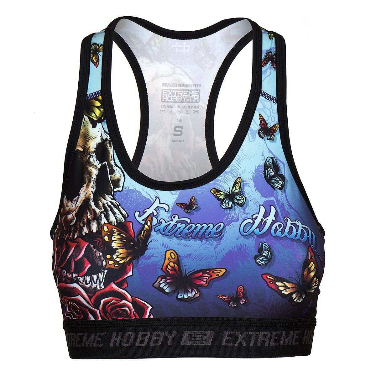 Stanik sportowy fitness siłownia MMA EXTREME HOBBY SKULL 2