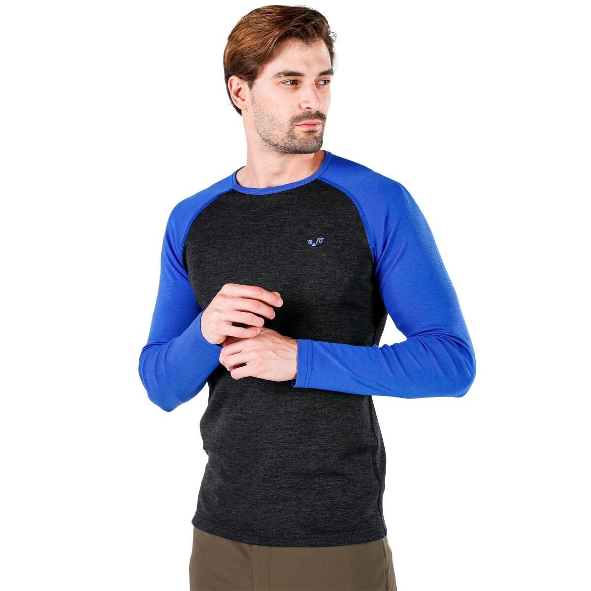 Męska Koszulka Termoaktywna 100% Wełna Merino Brant Woolona