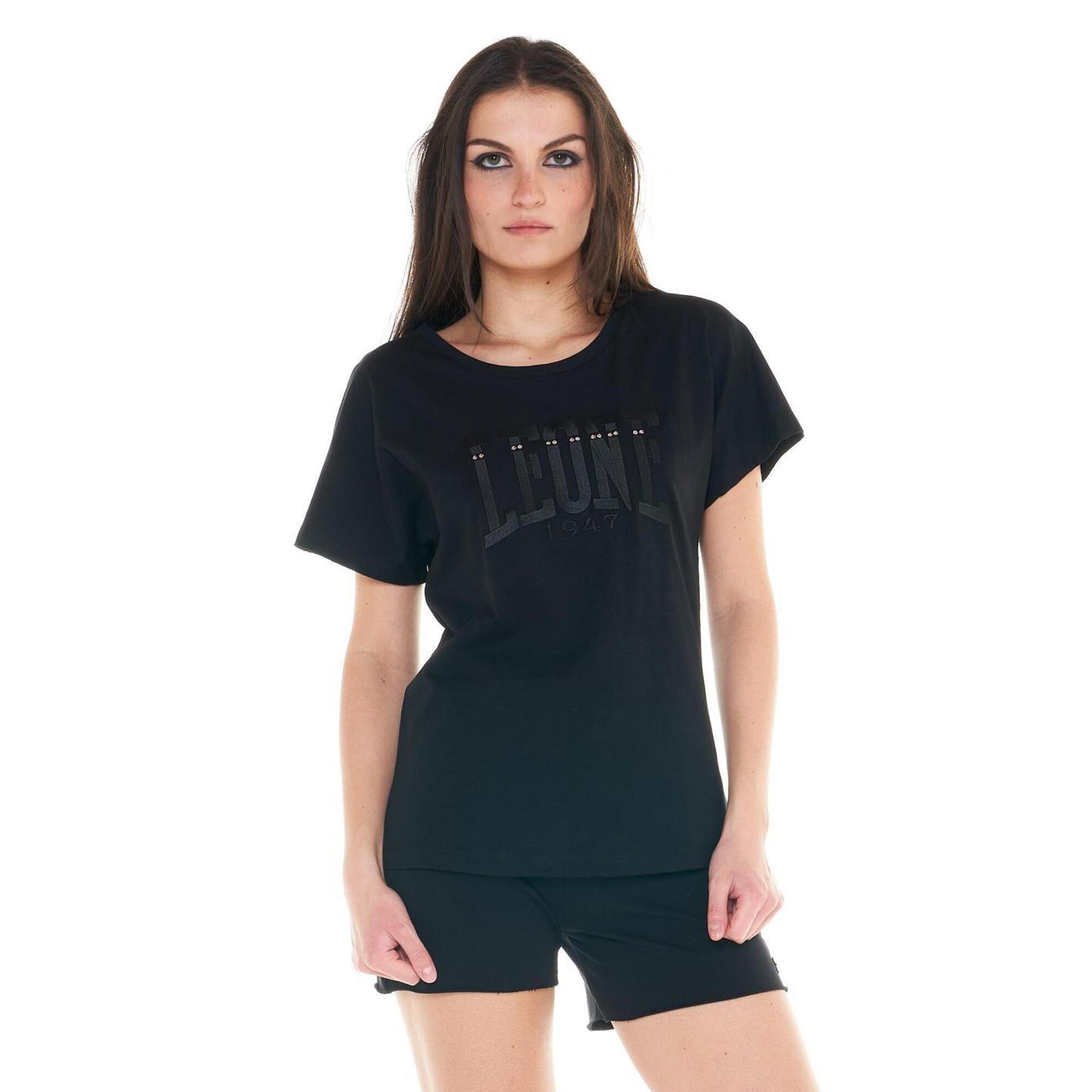 Damski t-shirt Cristal Shine z dużym logo