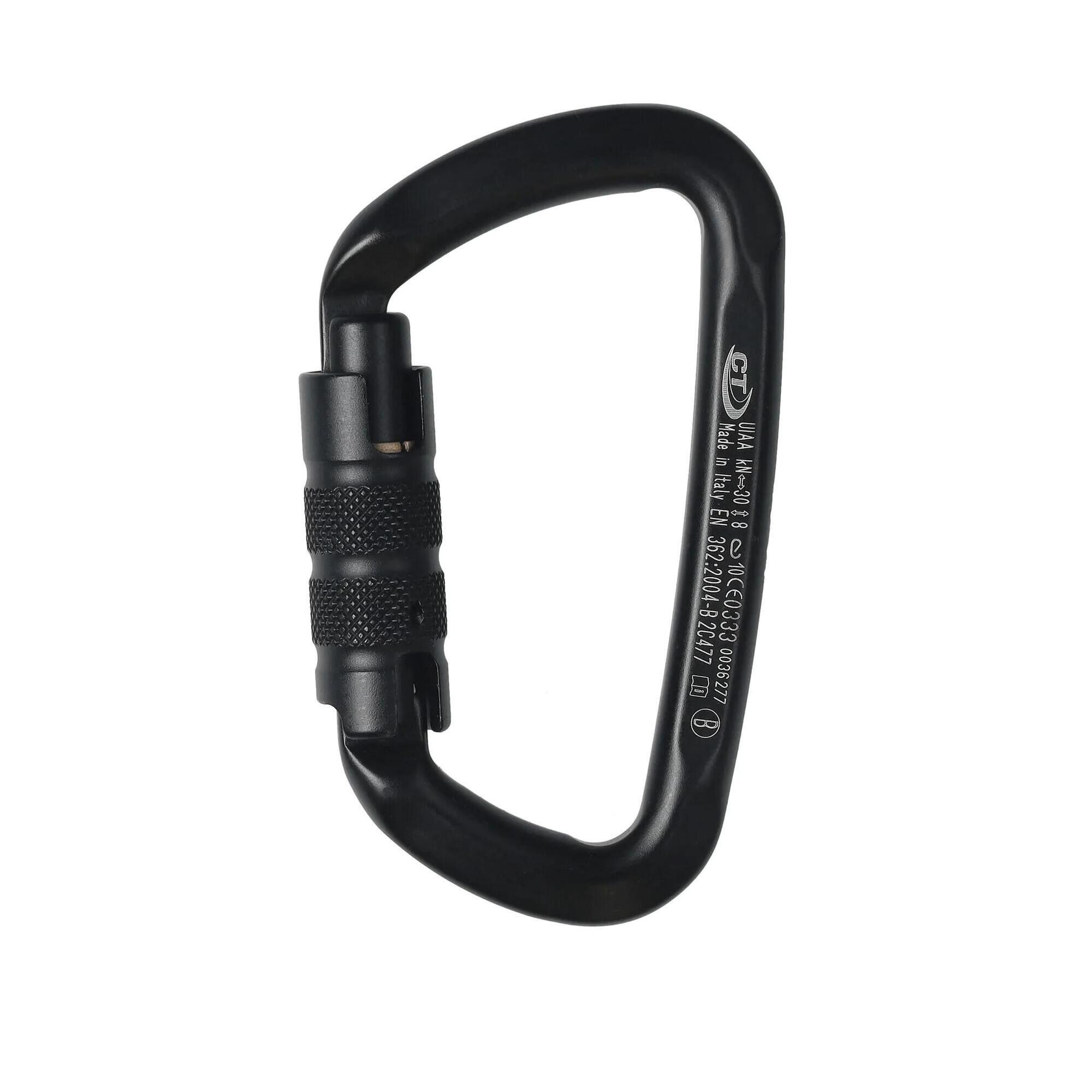 Karabinek do wspinaczki Climbing Technology D-Shape CF TG Triplex