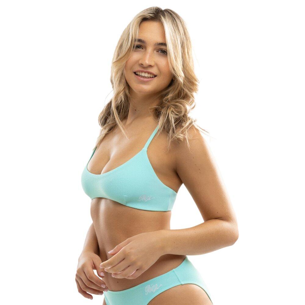 Damska góra od bikini bralette Lifestyle Siroko IBZ Cala Water Green