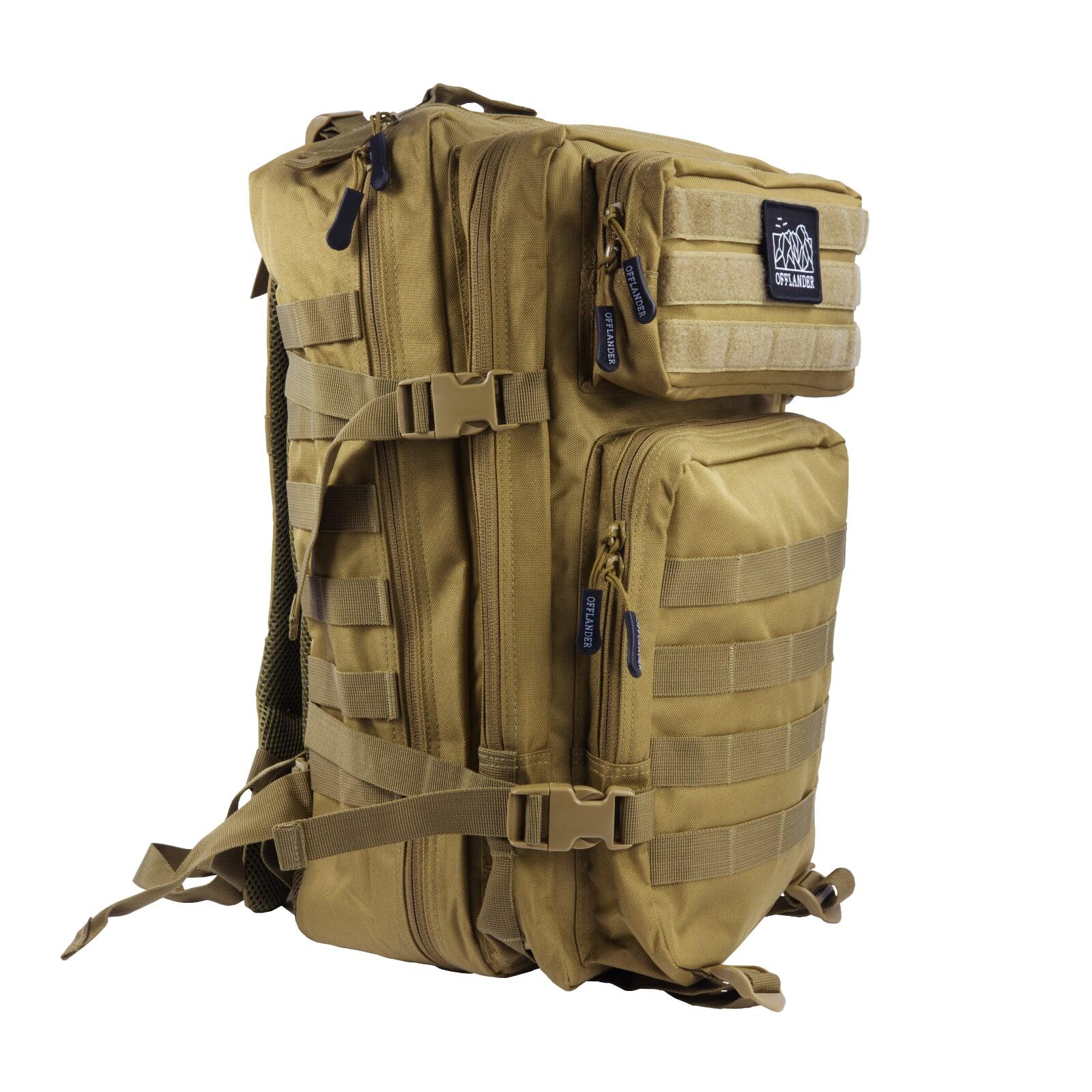 Plecak turystyczny OFFLANDER Survival 43L khaki