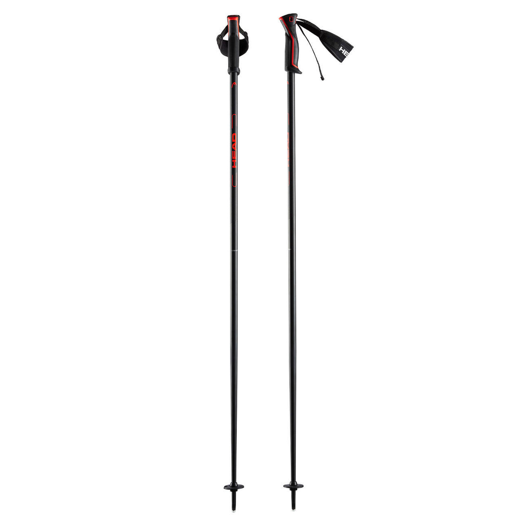 Kije narciarskie HEAD FRONTSIDE anthracite red