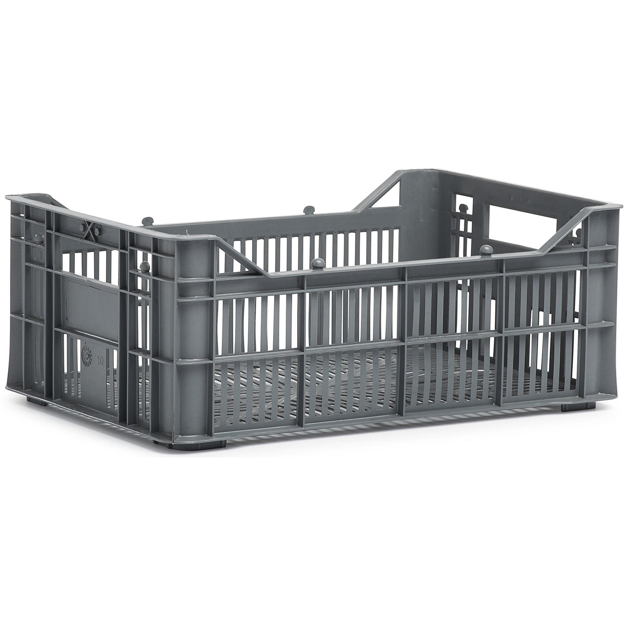 Skrzynia Rowerowa Z Recyklingu Helsinki 7 Litrów - Popielata