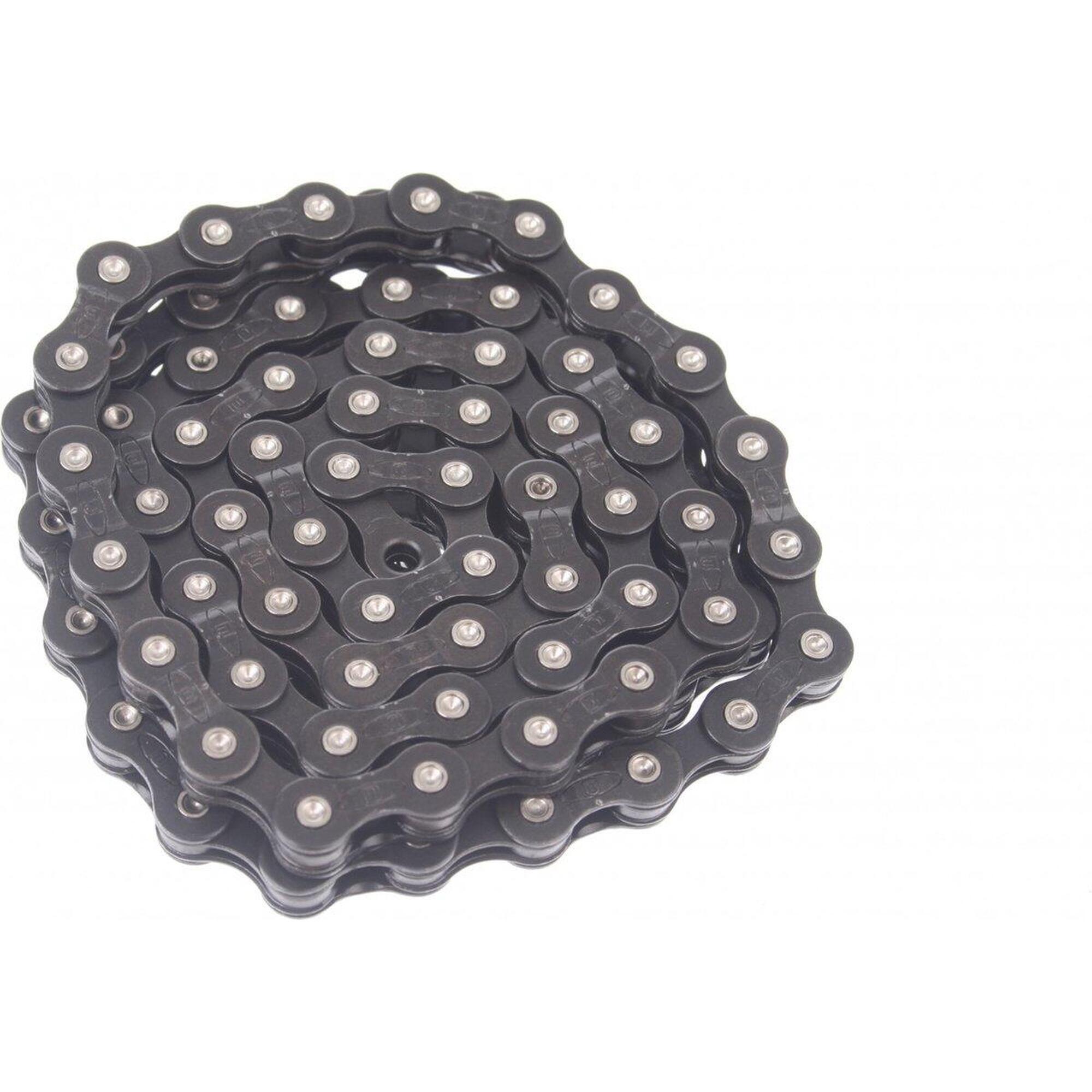 Łańcuch Rowerowy 7/8 Prędkości 1/2" X 3/32" Hg/Ig 116 Ogniw - Czarny