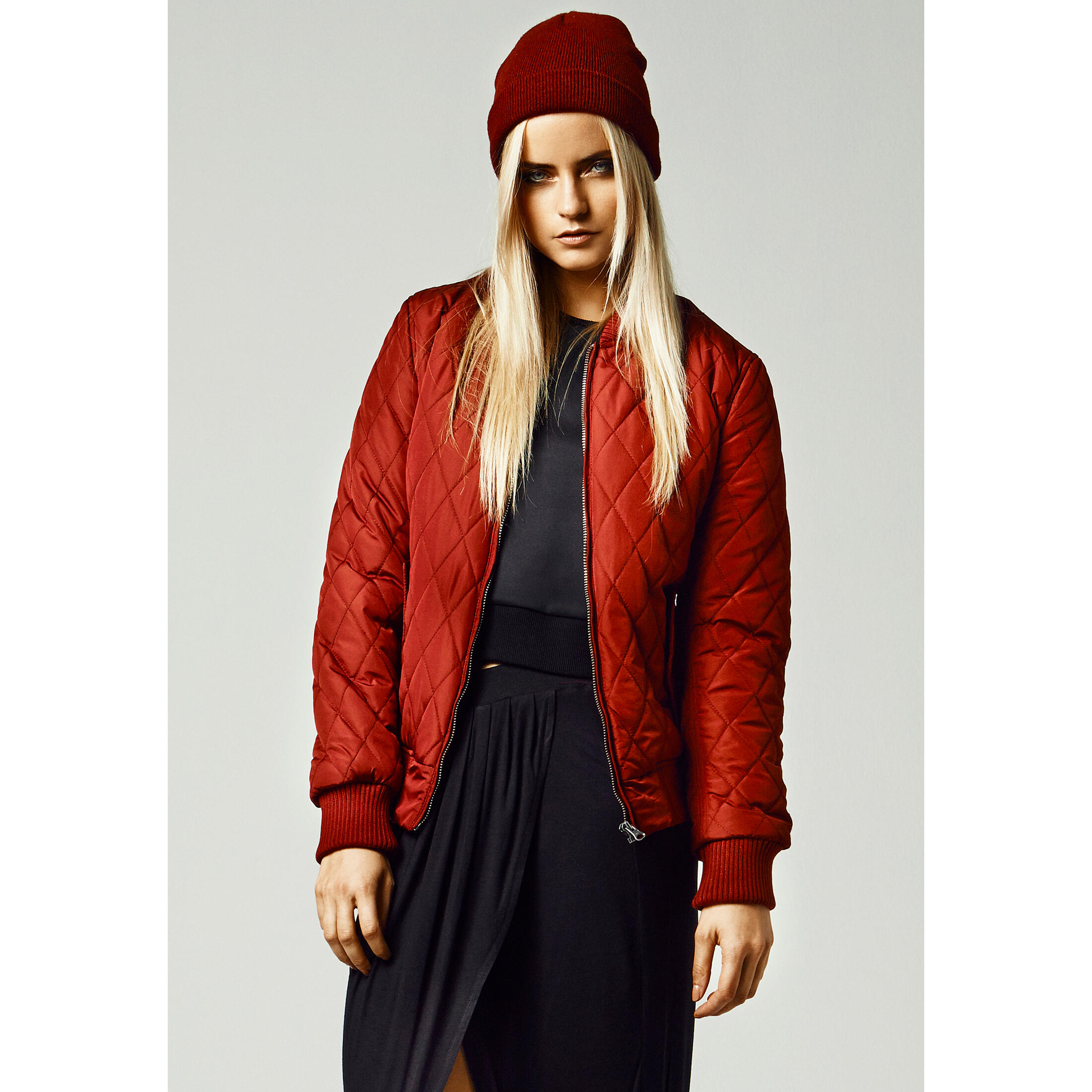 Parka dla kobiet Urban Classic diamond nylon