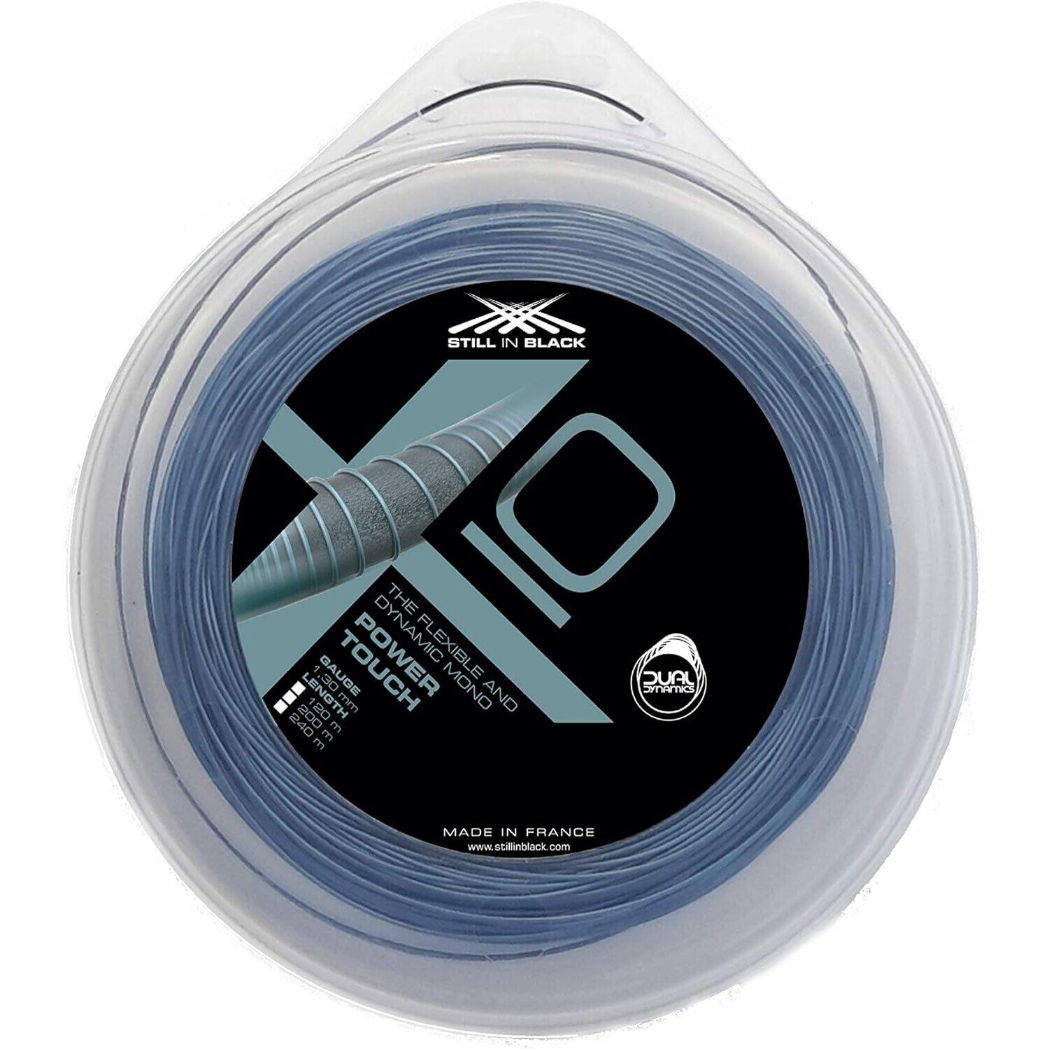 Szpula strun tenisowych Still in Black X10 120 m