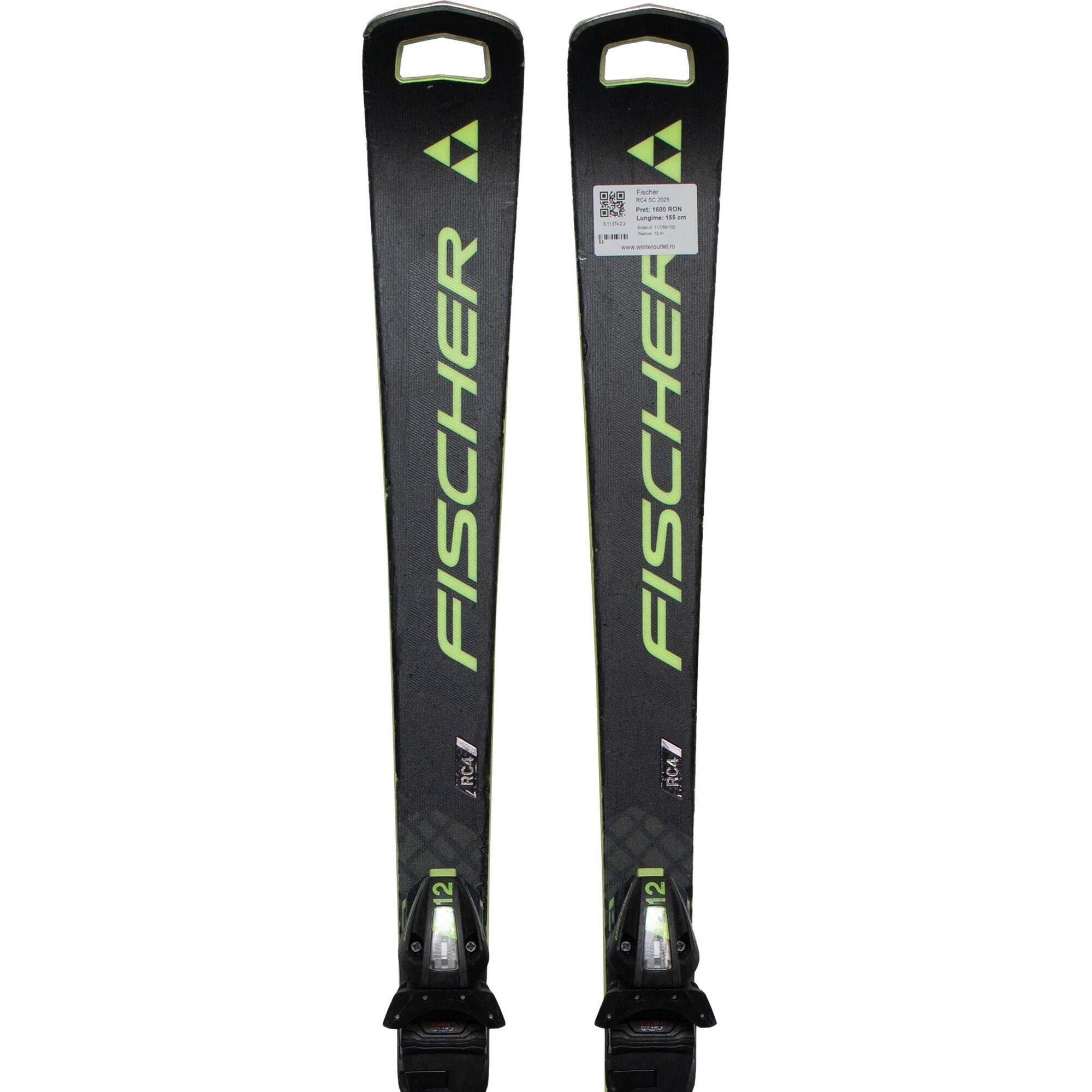 Second Life- Narty FISCHER RC4 SC 2025, 155 cm- Stan dobry