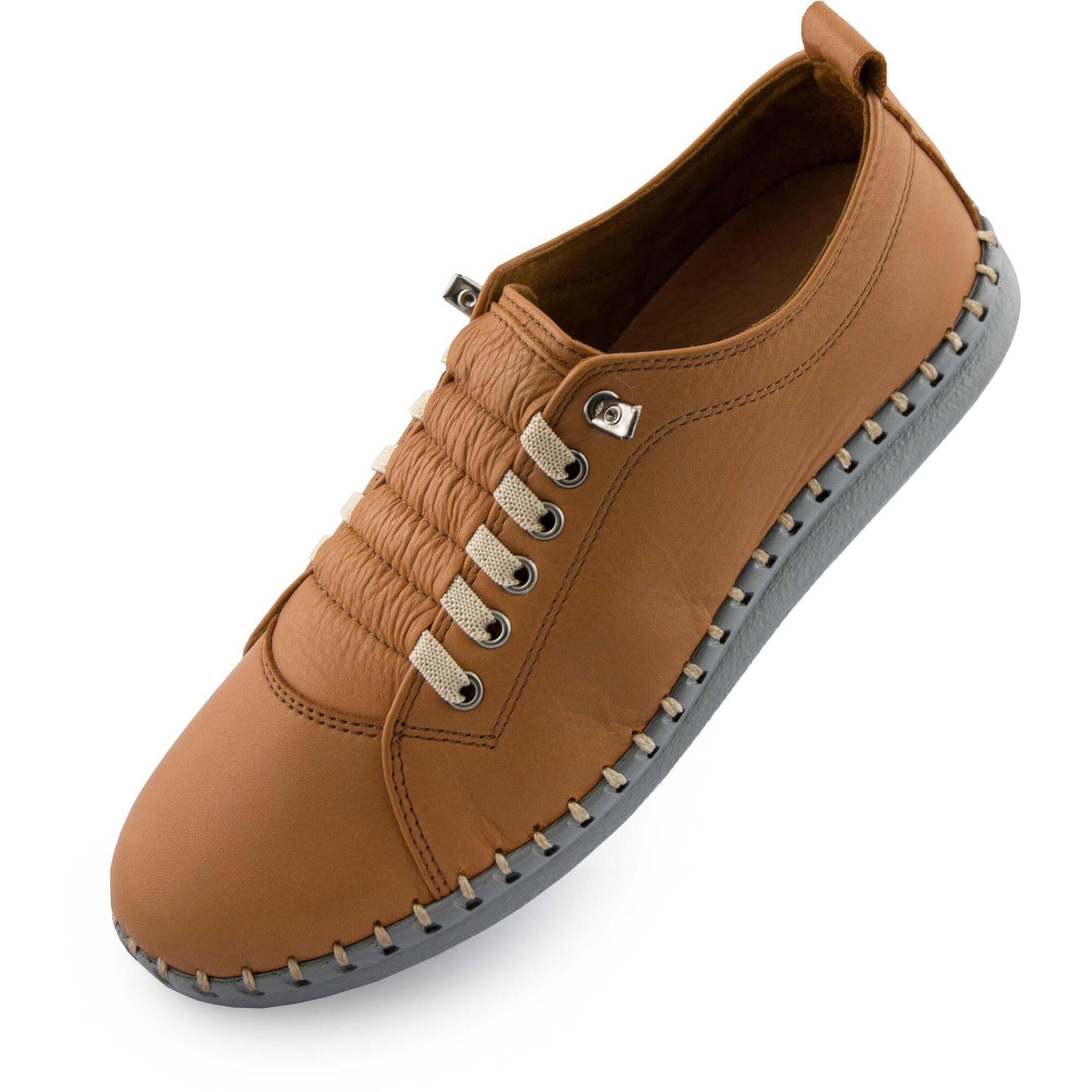 Eleganckie skórzane buty dla kobiet Nell M6019 Lion - Rozmiar 41