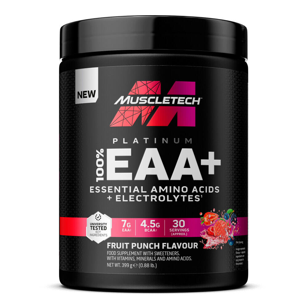 Aminokwasy Platinum 100% EAA+ Fruit Punch MuscleTech 393g