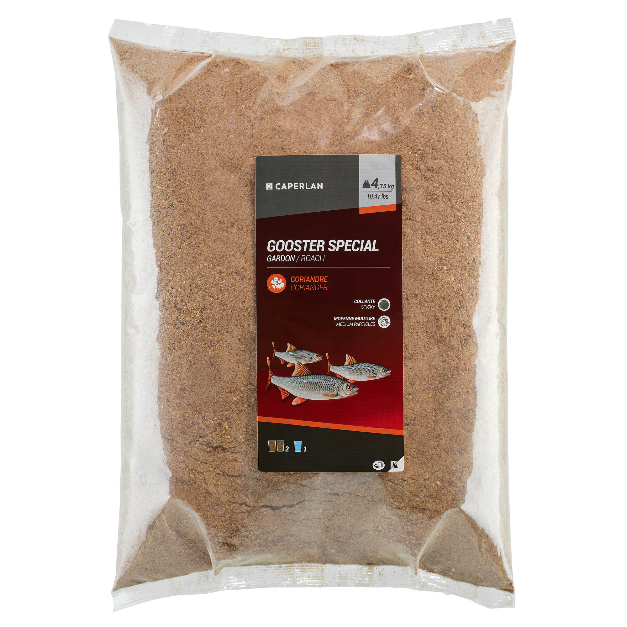 Zanęta na płocie CAPERLAN Gooster Special Kolendra 4,75 kg brązowa