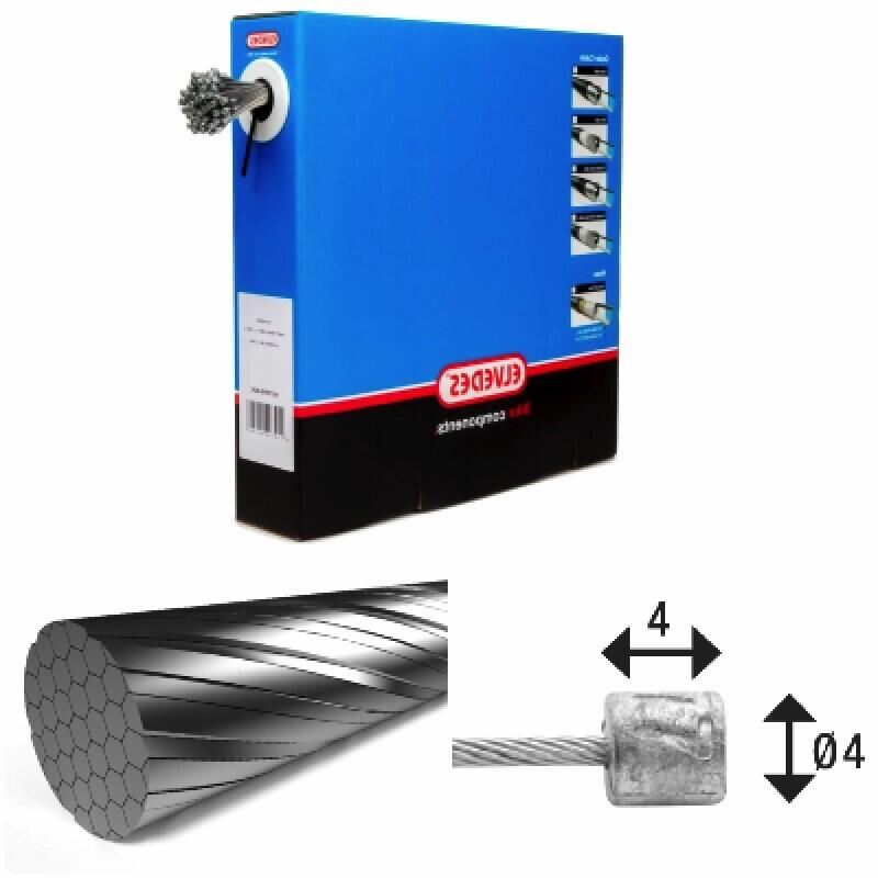 Kable transmisyjne 49 drutów inox Slick Ø1,1mm główka N Ø4,5x4,5 Elvedes (x50)
