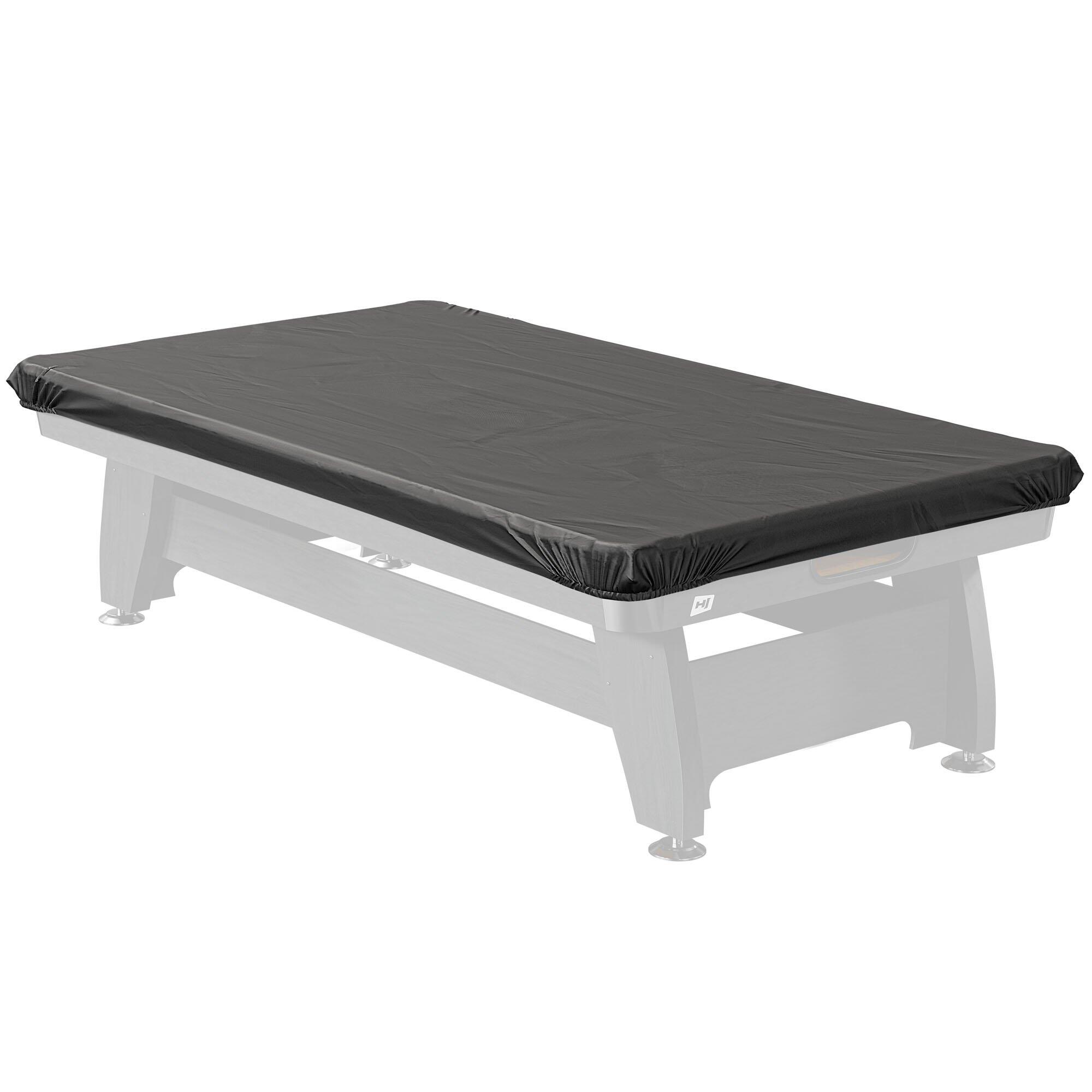 Pokrowiec na stół bilardowy 9 FT, czarny, z gumką