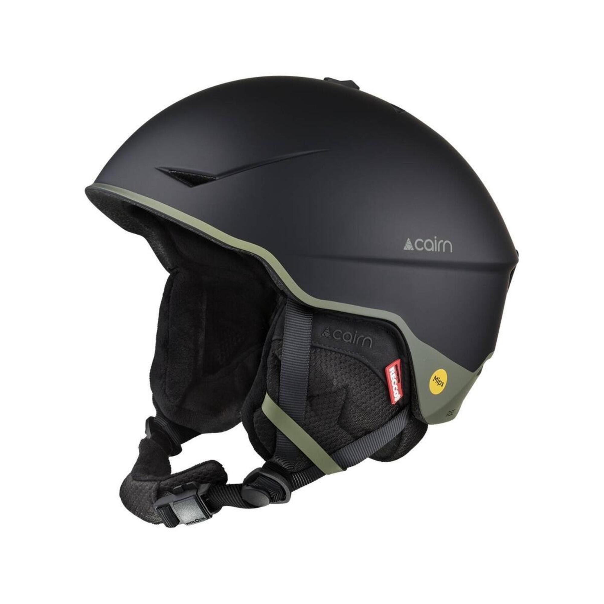 Kask narciarski - Rise MIPS® - matowy czarny khaki