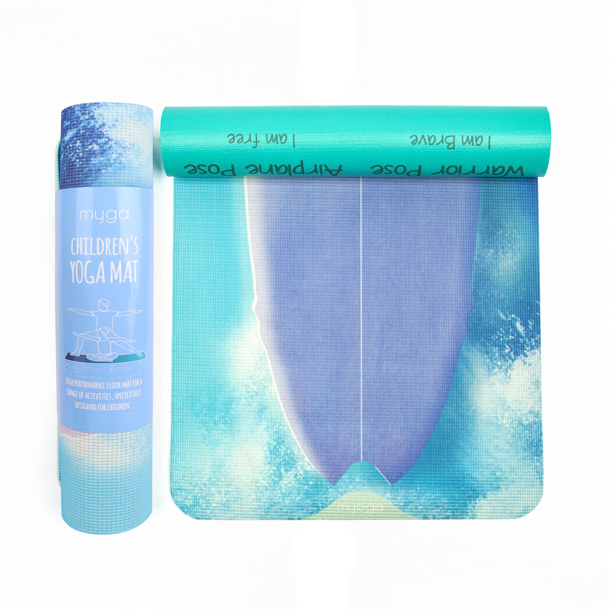 Mata do jogi dla dzieci myga - Wave Rider 6mm