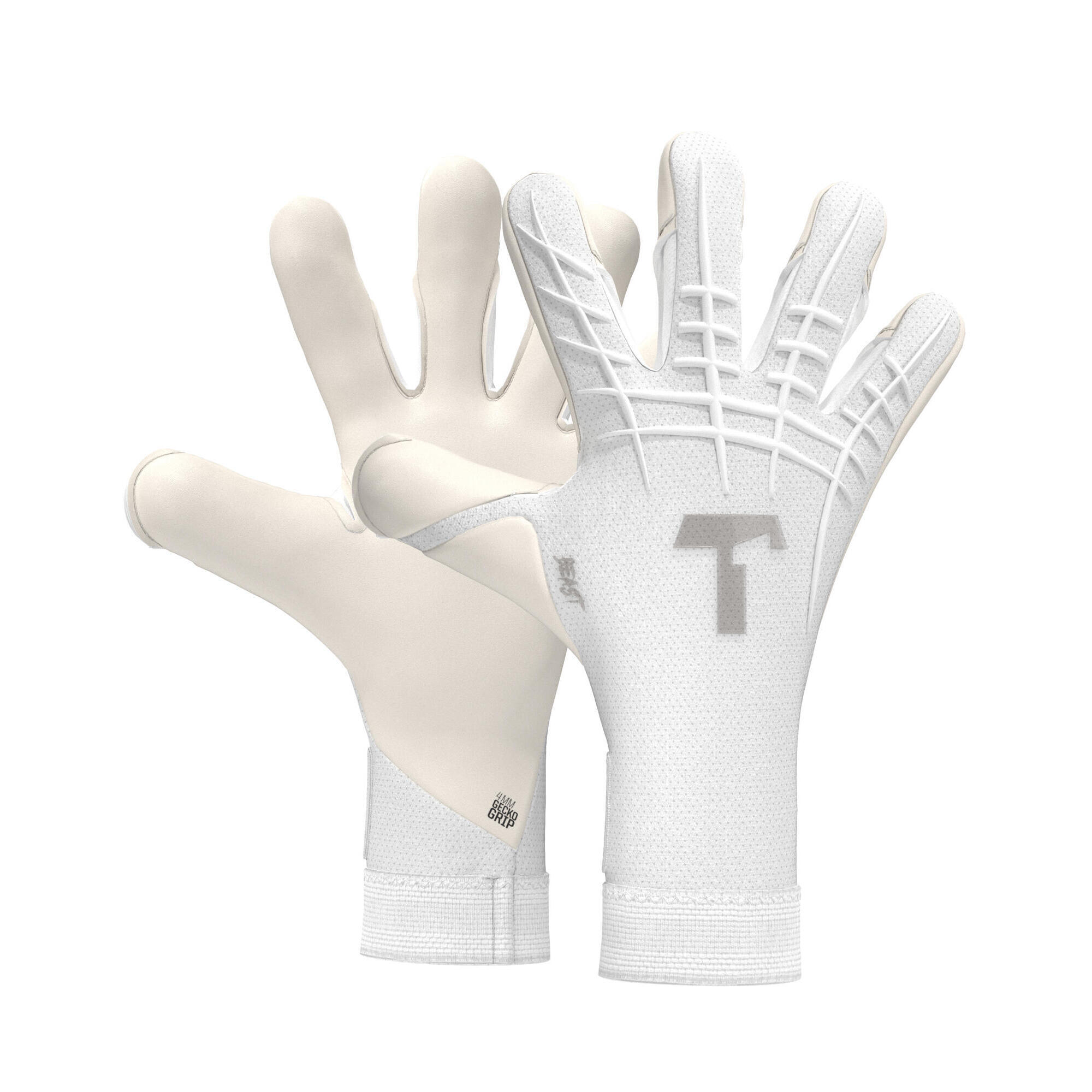 Rękawice bramkarskie seniorskie T1tan White Beast 3.0