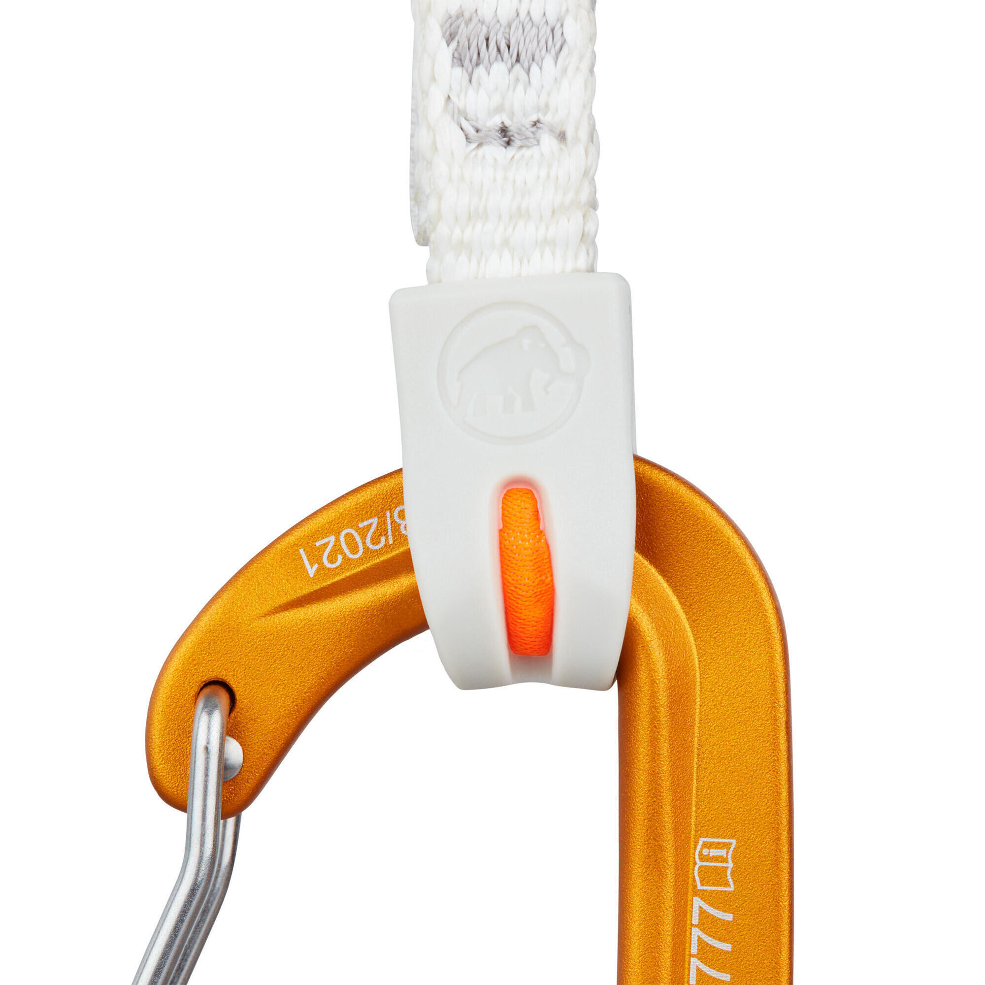 Ekspres wspinaczkowy Mammut Sender Wire 17 cm Quickdraw - light grey/gold