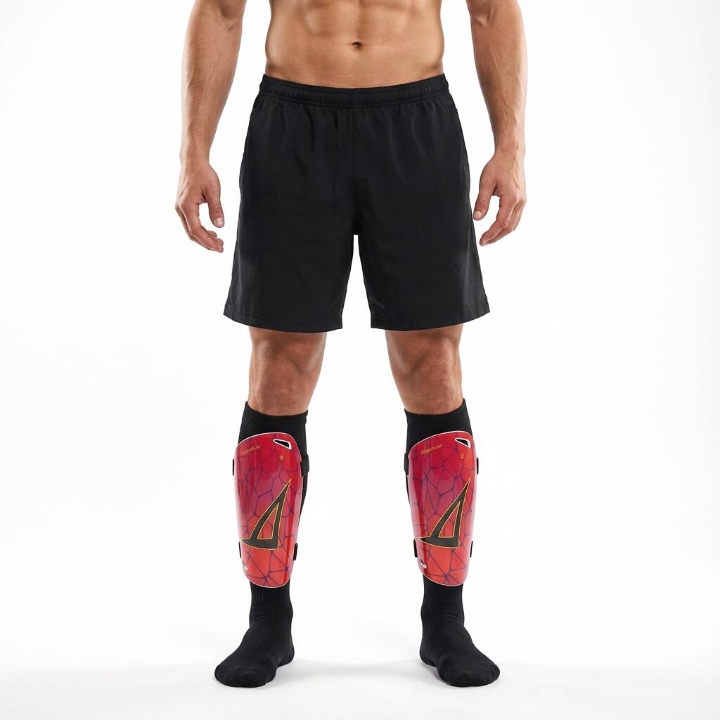 nagolennik piłkarski fuksja pomarańczowy