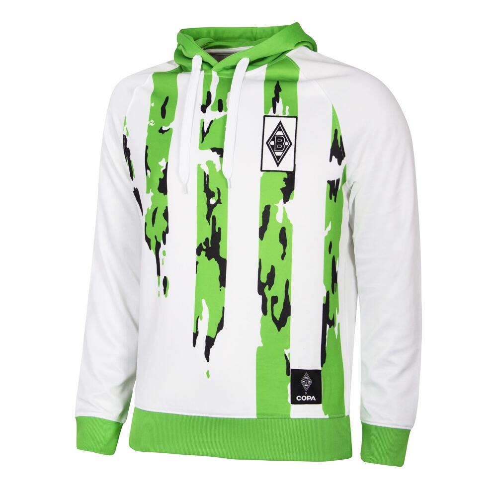 Bluza z kapturem Borussia Mönchengladbach 1995 Niebieski