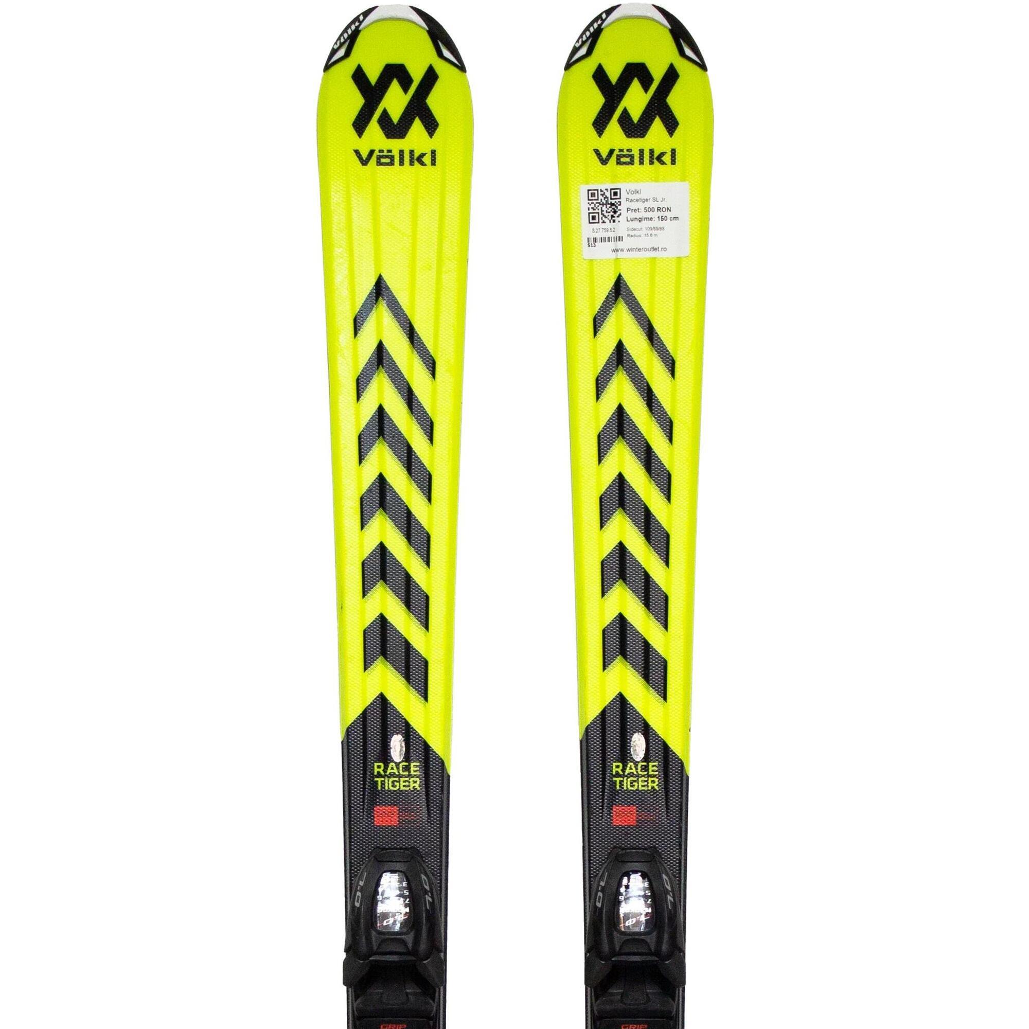 Second Life- Narty VOLKL Racetiger SL Jr., 150 cm - Stan bardzo dobry