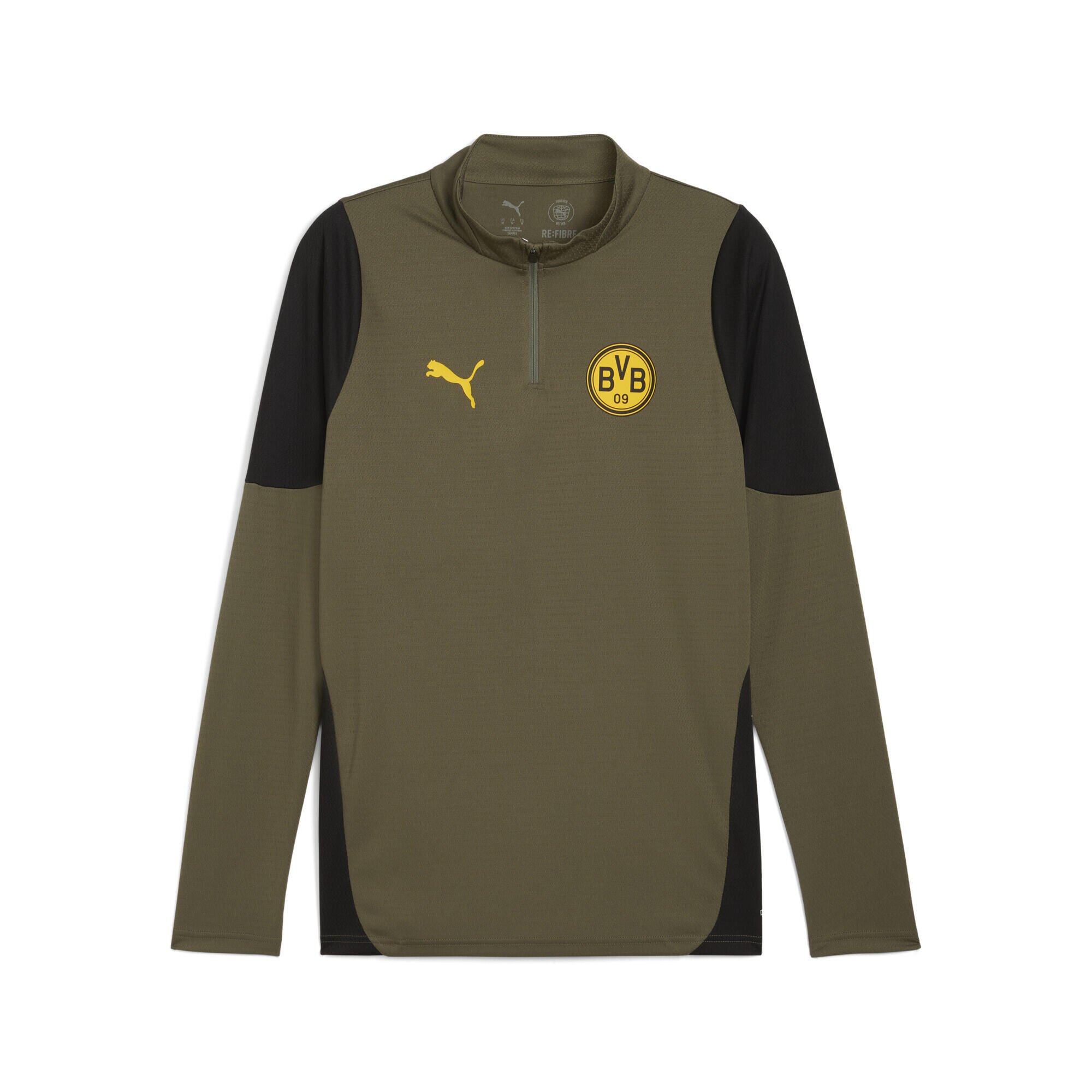 Męska bluza treningowa Borussia Dortmund z zamkiem 1/4 PUMA