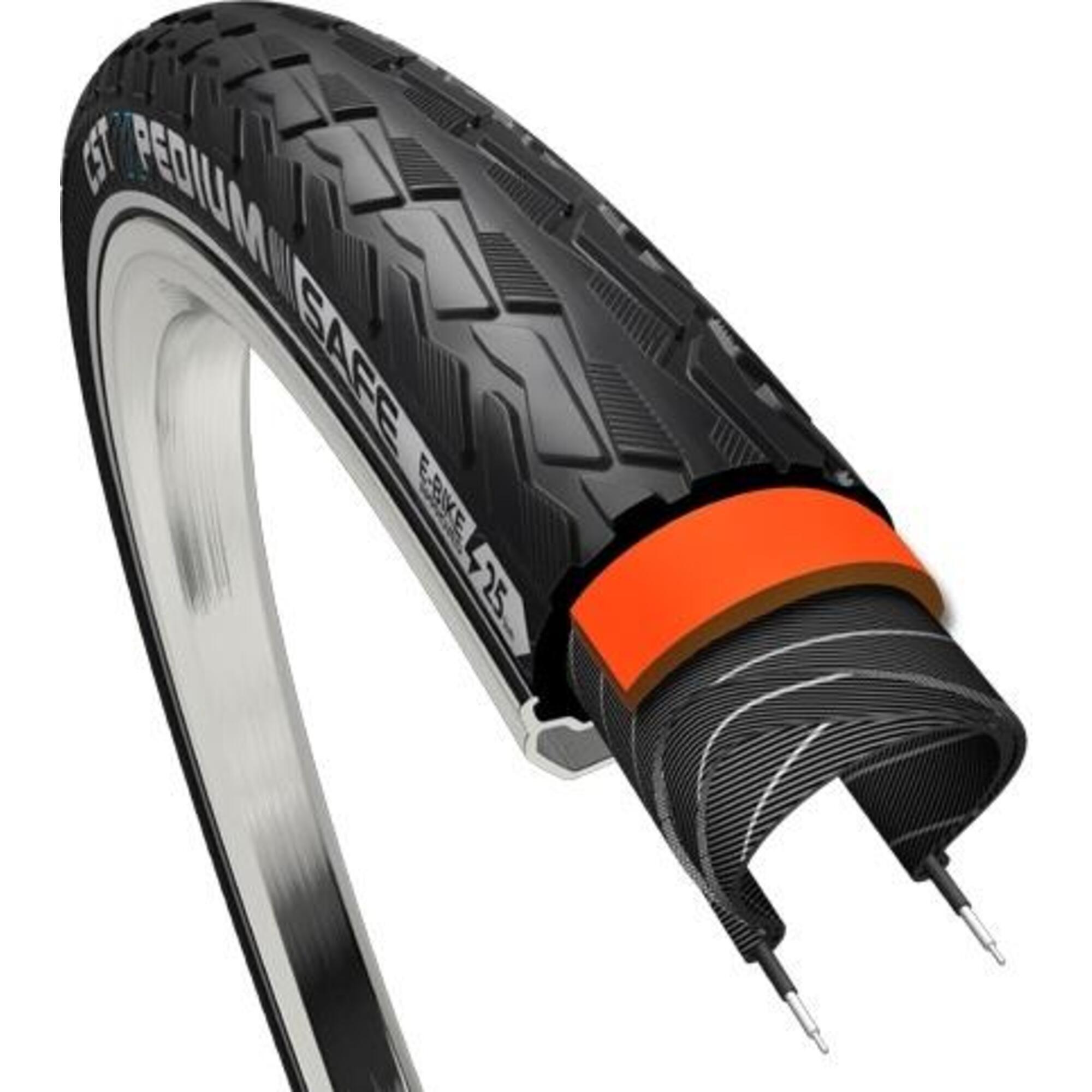 Opona Xpedium Safe 28 X 1,75 X 2" / 47-622 Mm - Czarna Z Odblaskiem