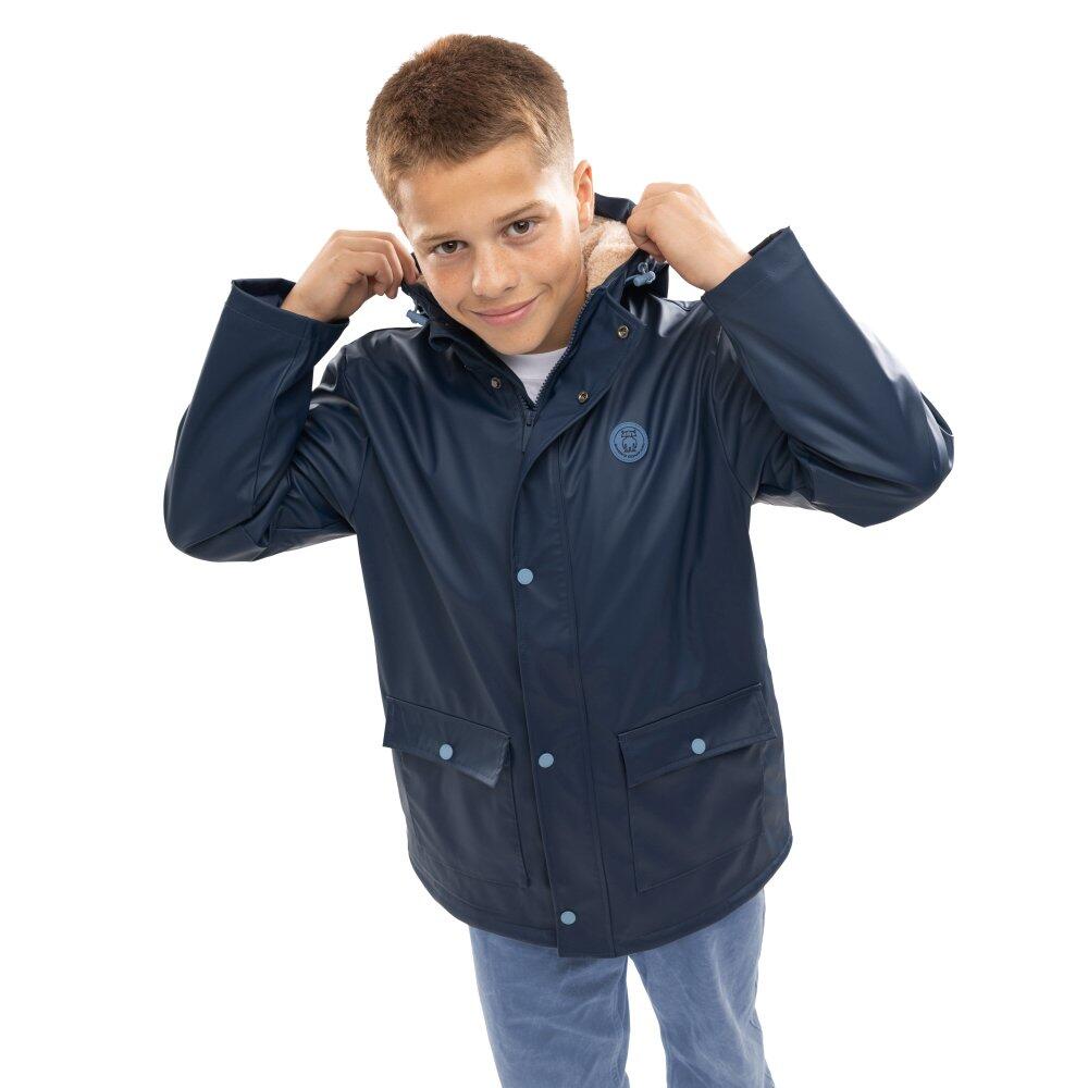 Chłopięca wodoodporna kurtka przeciwdeszczowa Lifestyle Siroko Planet