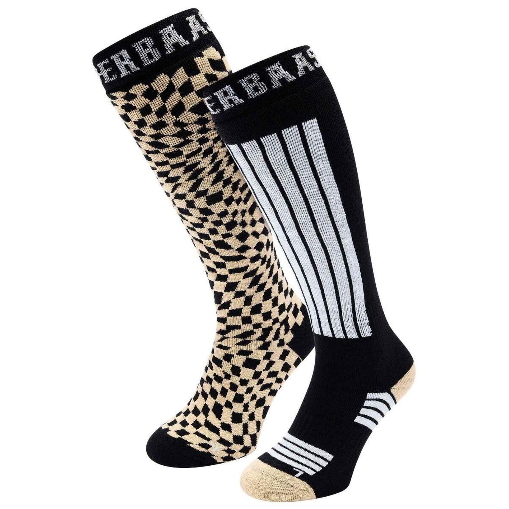 Skarpety narciarskie - 2 pary - Warm Sand