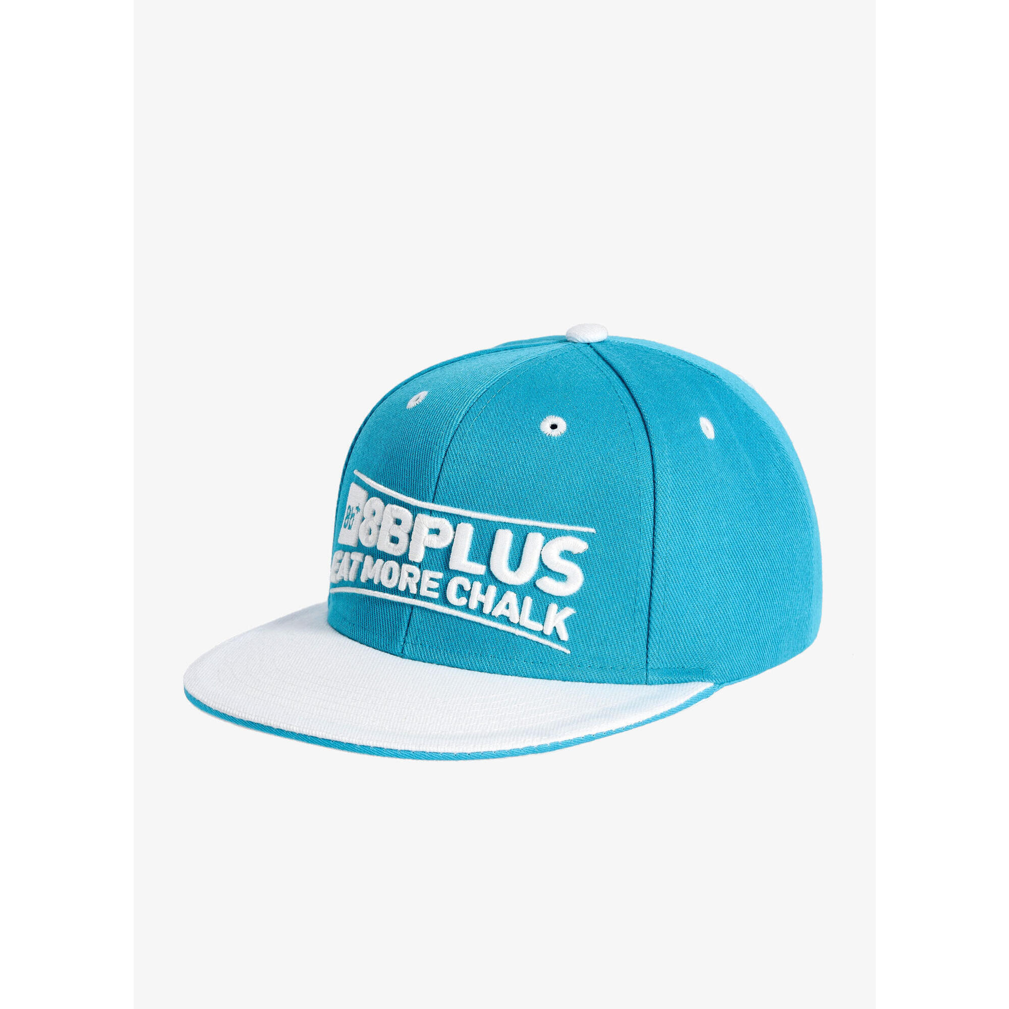Czapka z daszkiem 8b+ Snapback Cap Eat More Chalk - blue/white