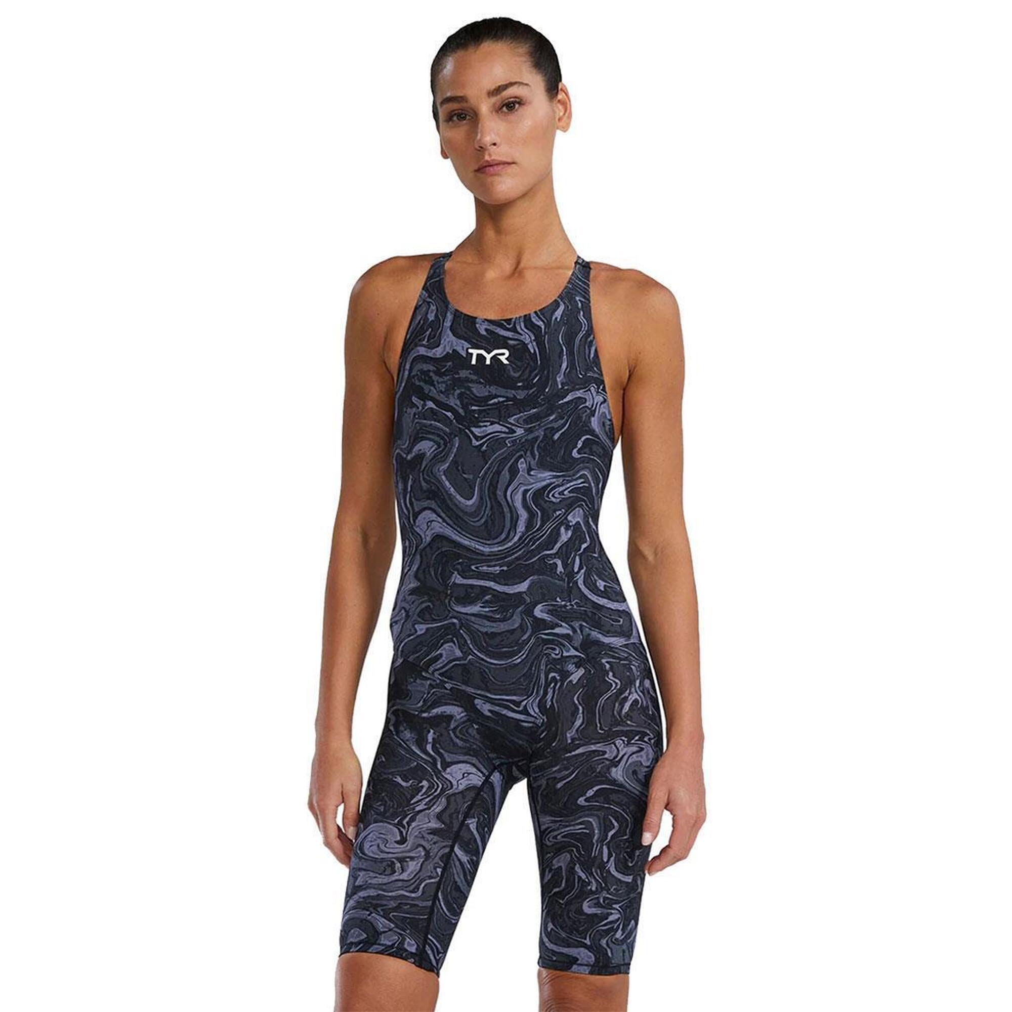 Kombinezon Z Odkrytymi Plecami Tyr Thresher Hyperblitz – Tytanowy – Rozmiar 20