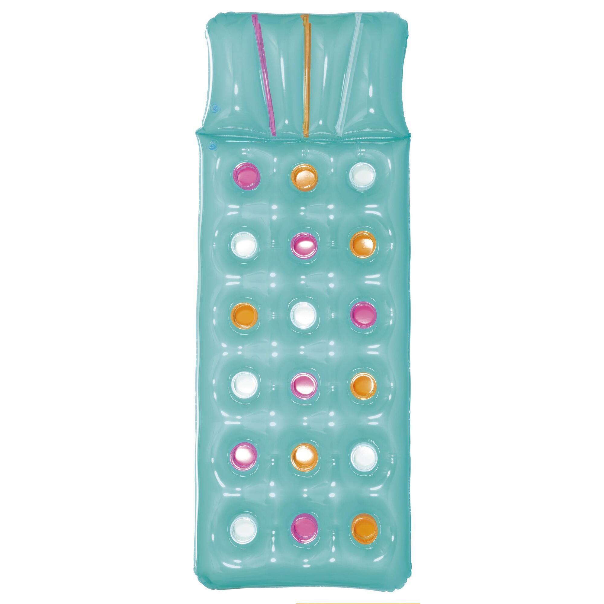 Nadmuchiwany leżak z 18 kieszeniami