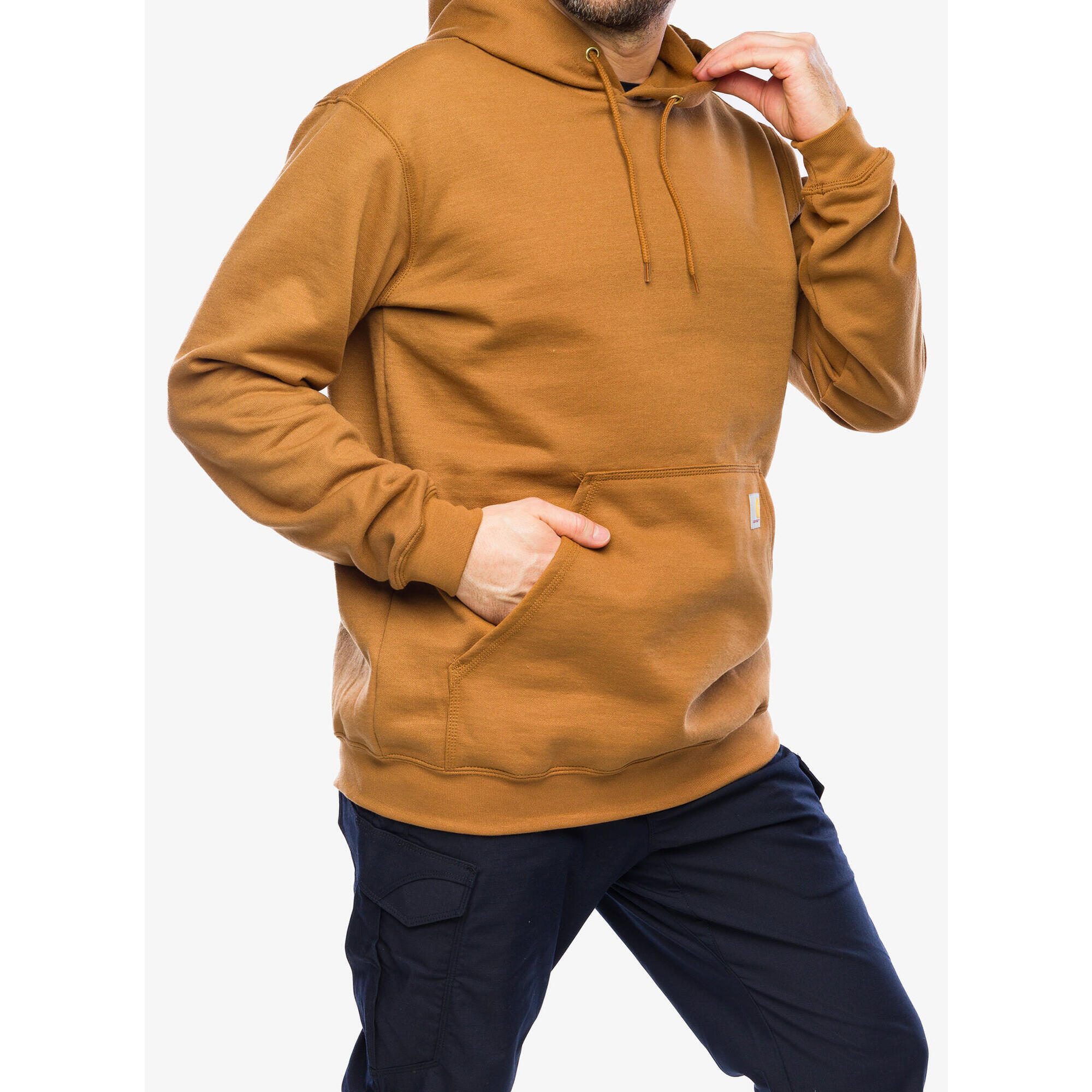 Bluza z kapturem męska Carhartt Sleeve Logo Hooded Sweatshirt